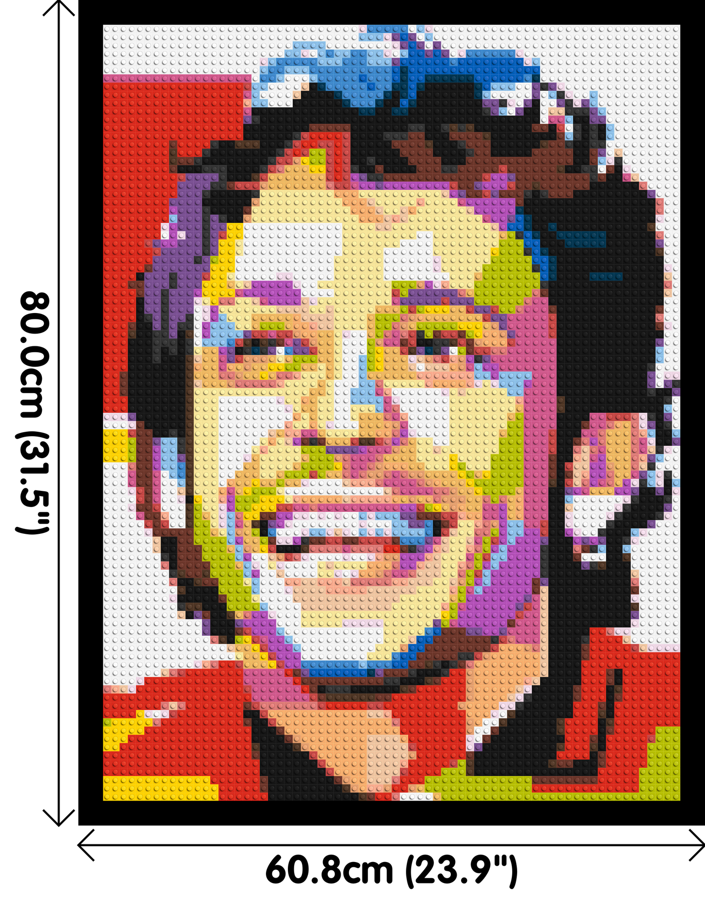 Valentino Rossi - Brick Art Mosaic Kit 3x4 large