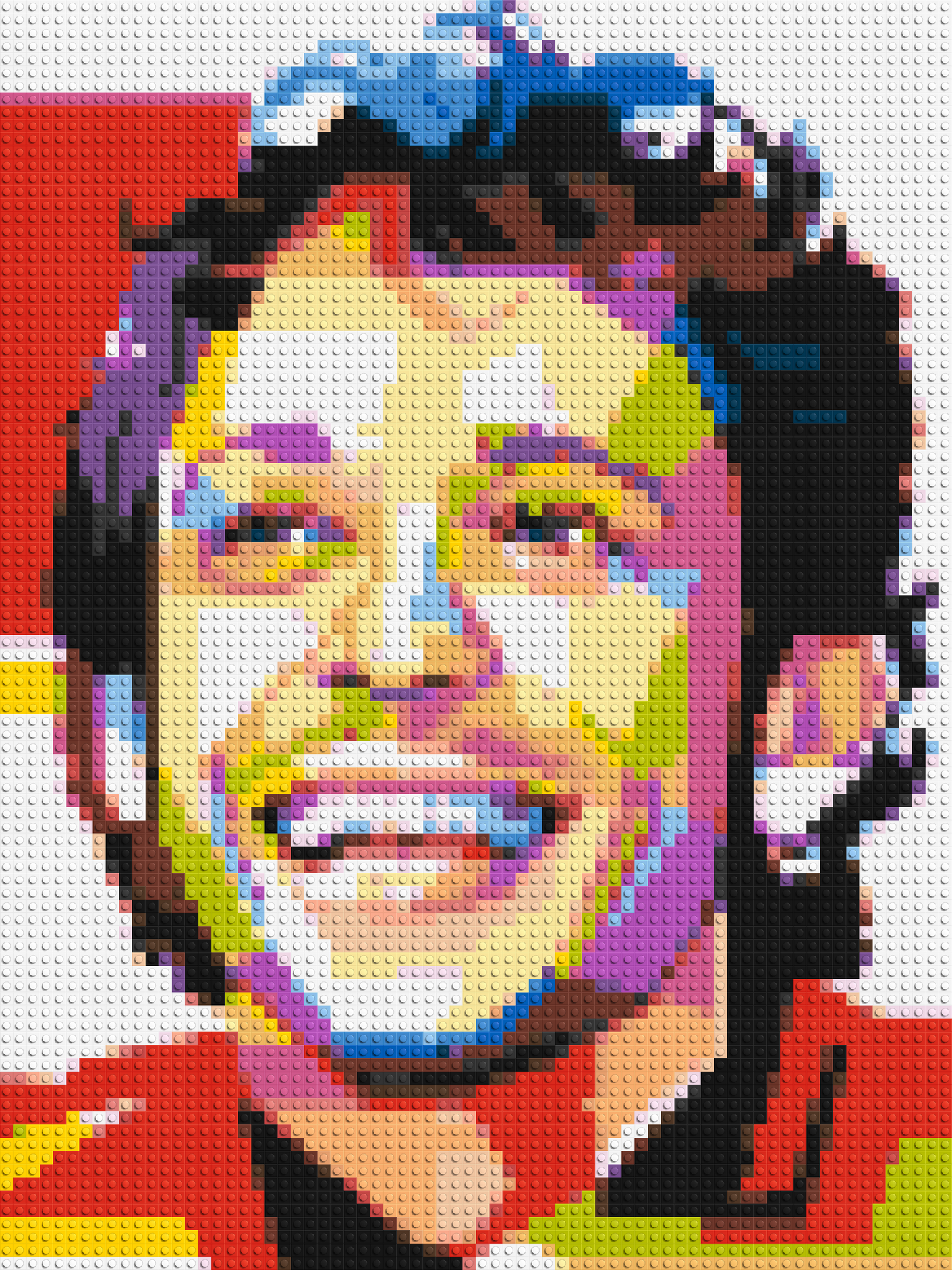 Valentino Rossi - Brick Art Mosaic Kit 3x4 large