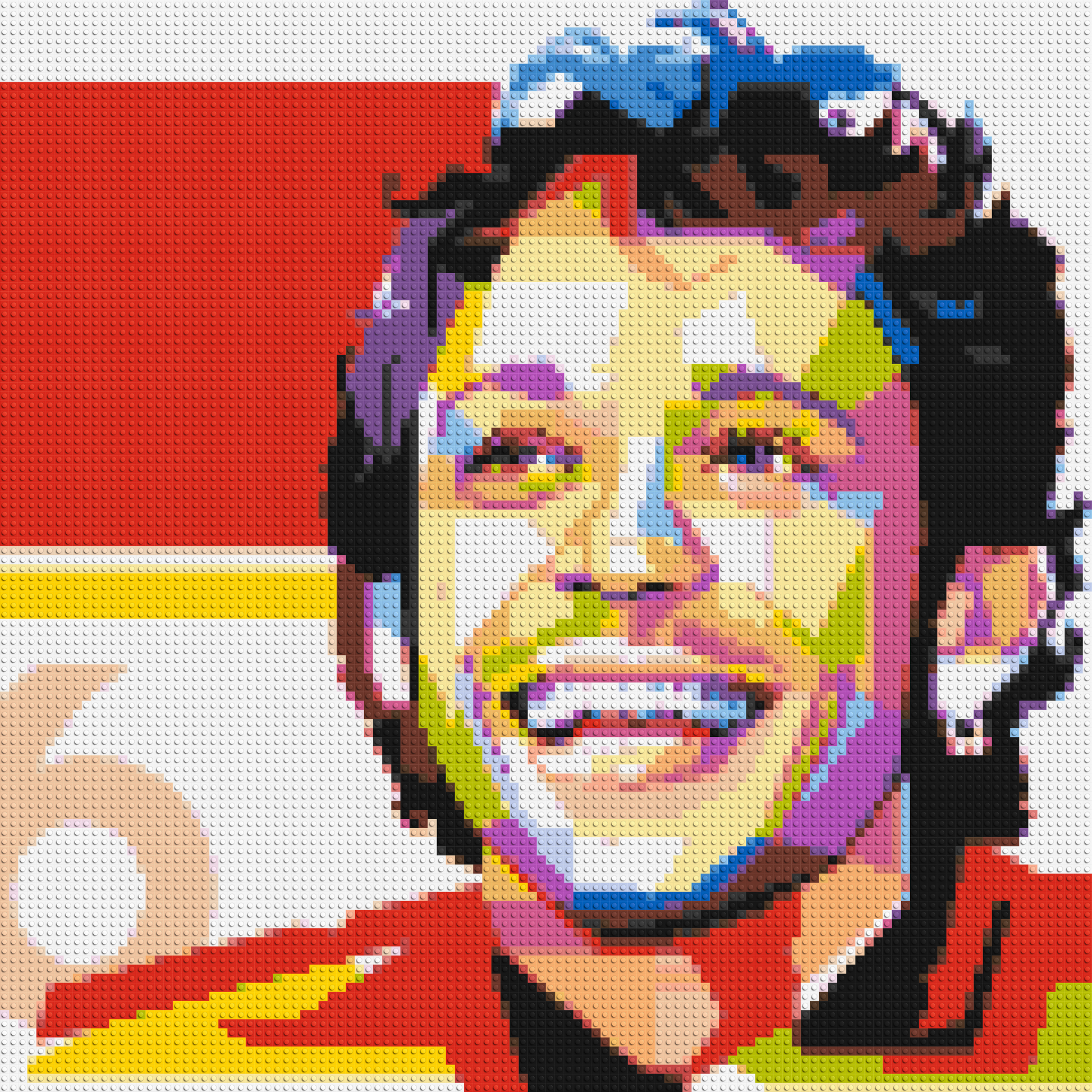 Valentino Rossi - Brick Art Mosaic Kit 5x5 large