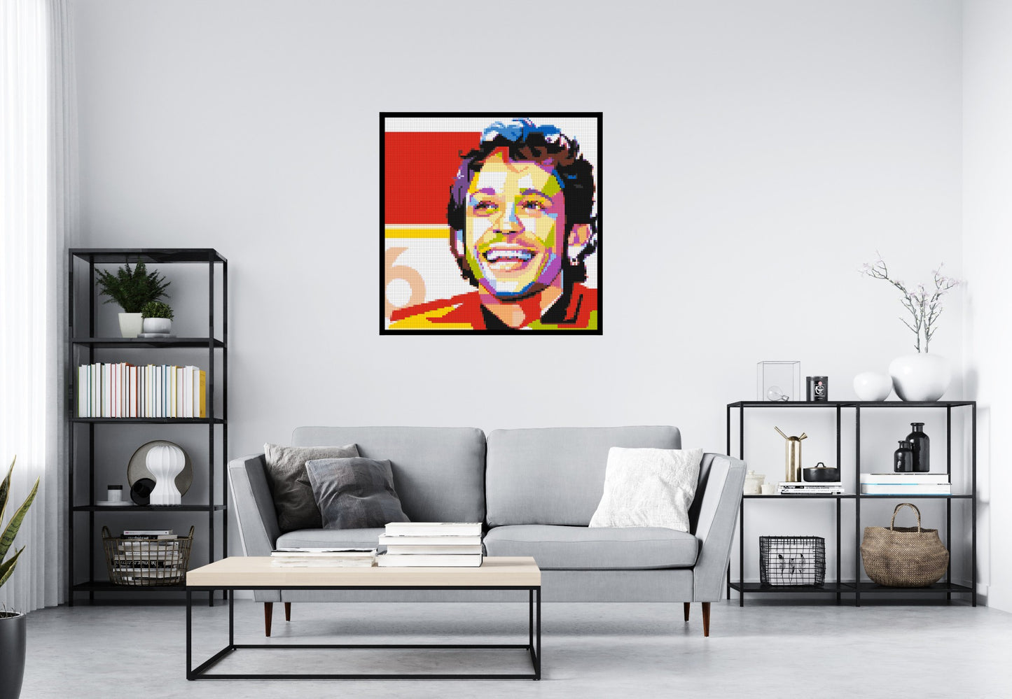 Valentino Rossi - Brick Art Mosaic Kit 5x5 large