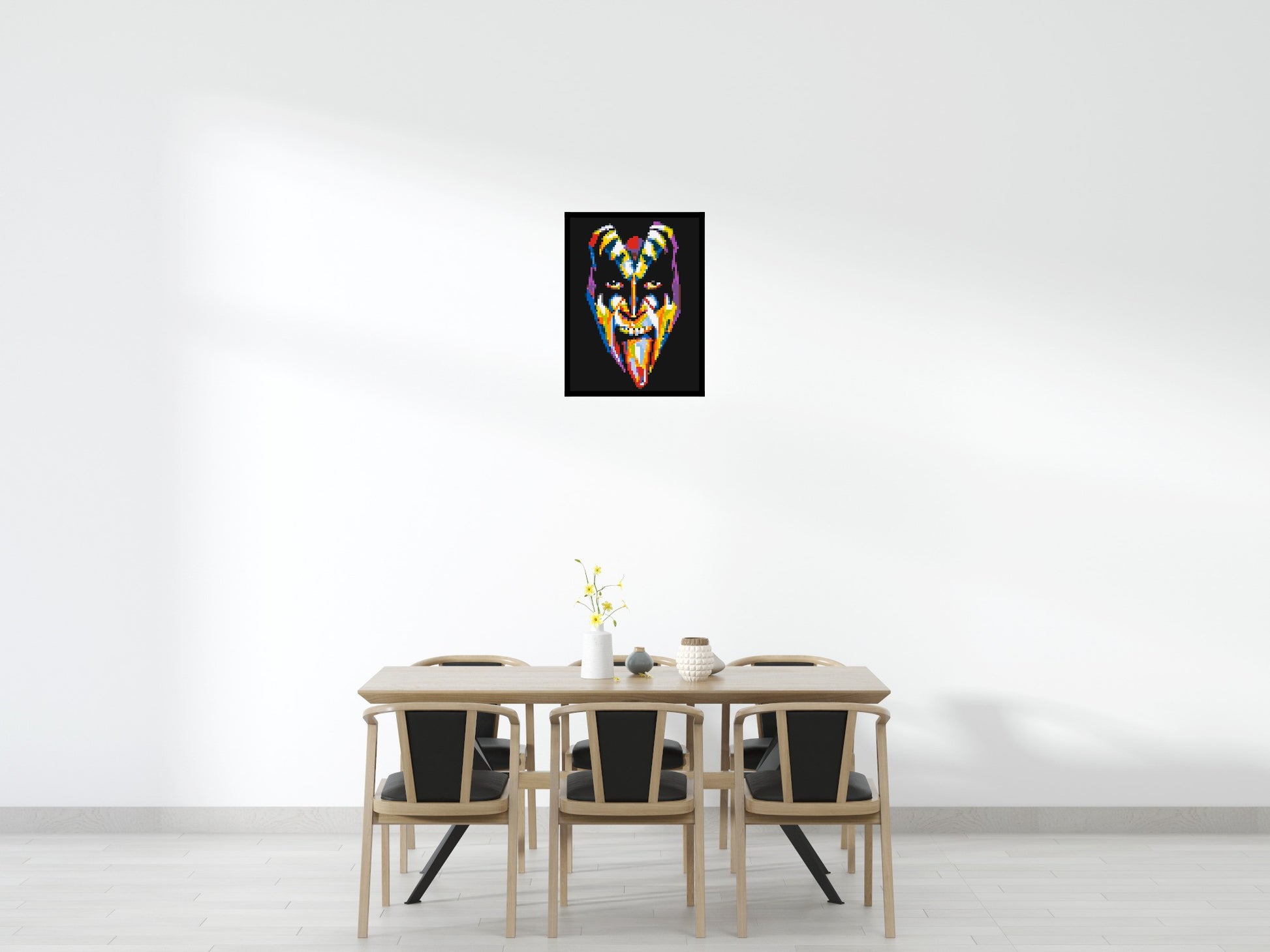 Gene Simmons - Brick Art Mosaic Kit 3x4 scene with frame