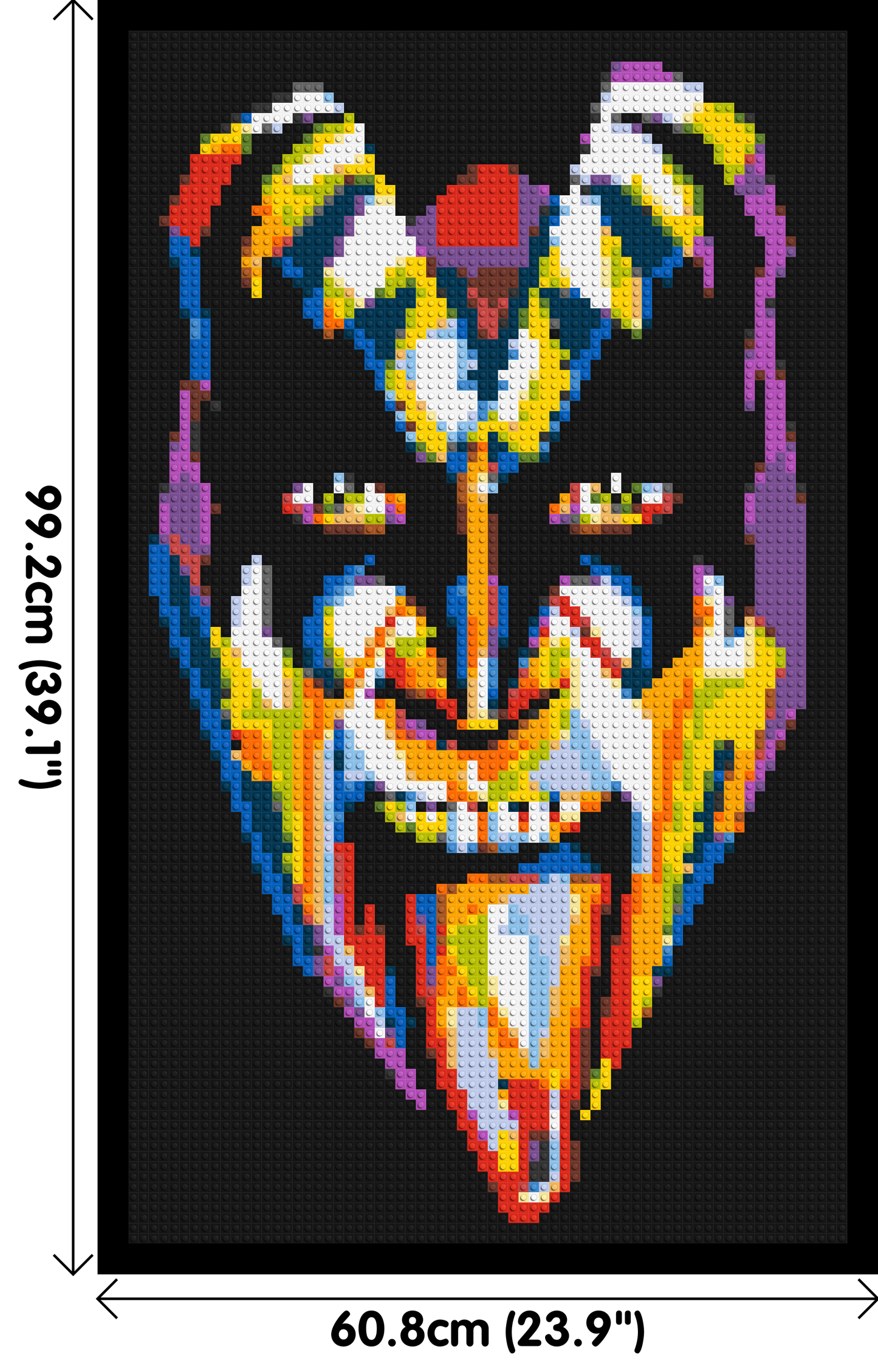 Gene Simmons - Brick Art Mosaic Kit 3x5 large