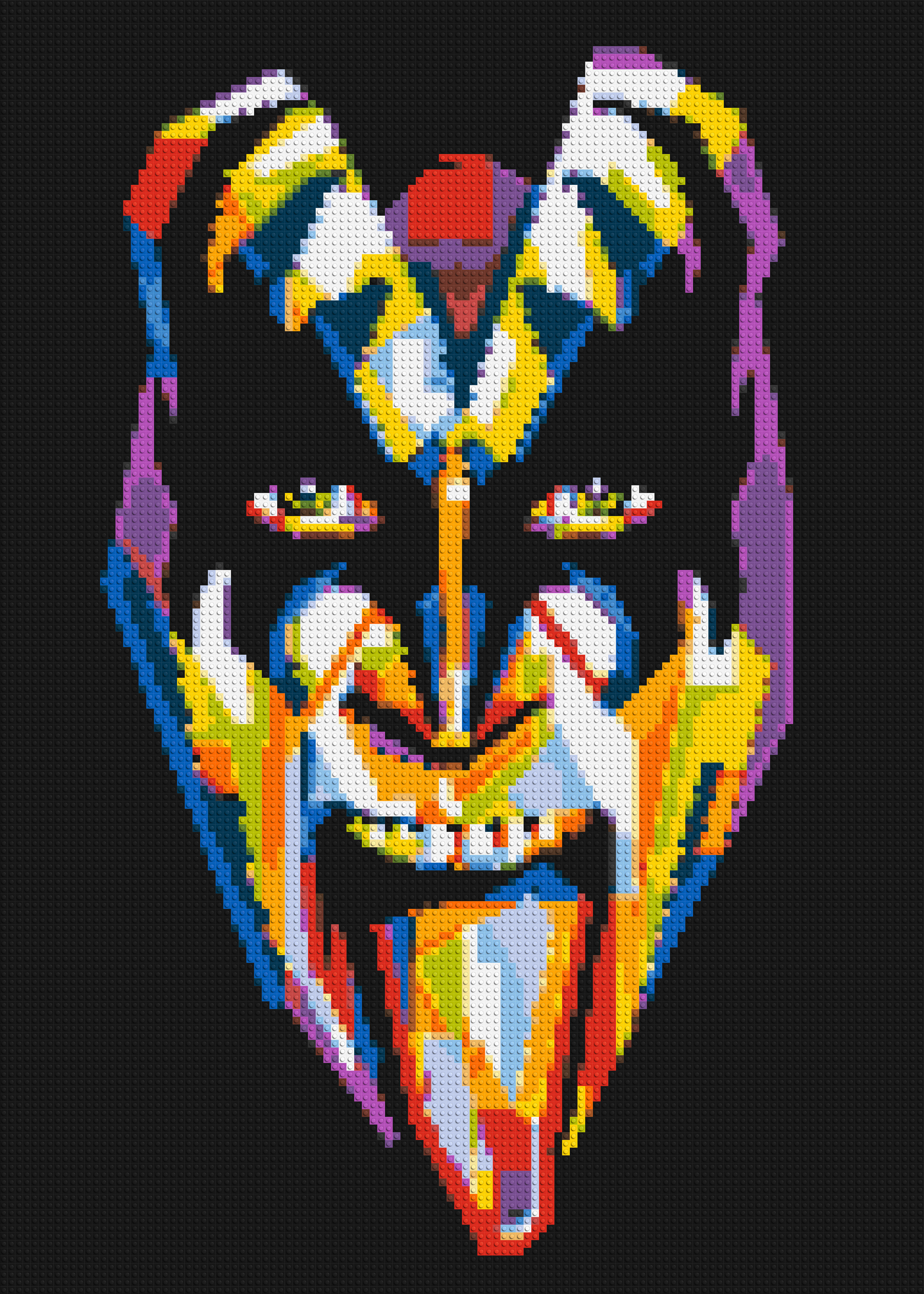 Gene Simmons - Brick Art Mosaic Kit 5x7 large