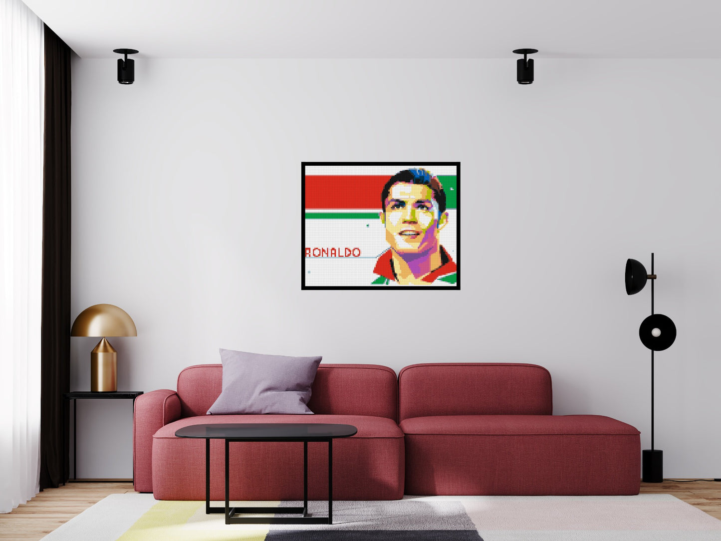 Ronaldo - Brick Art Mosaic Kit 5x4 large