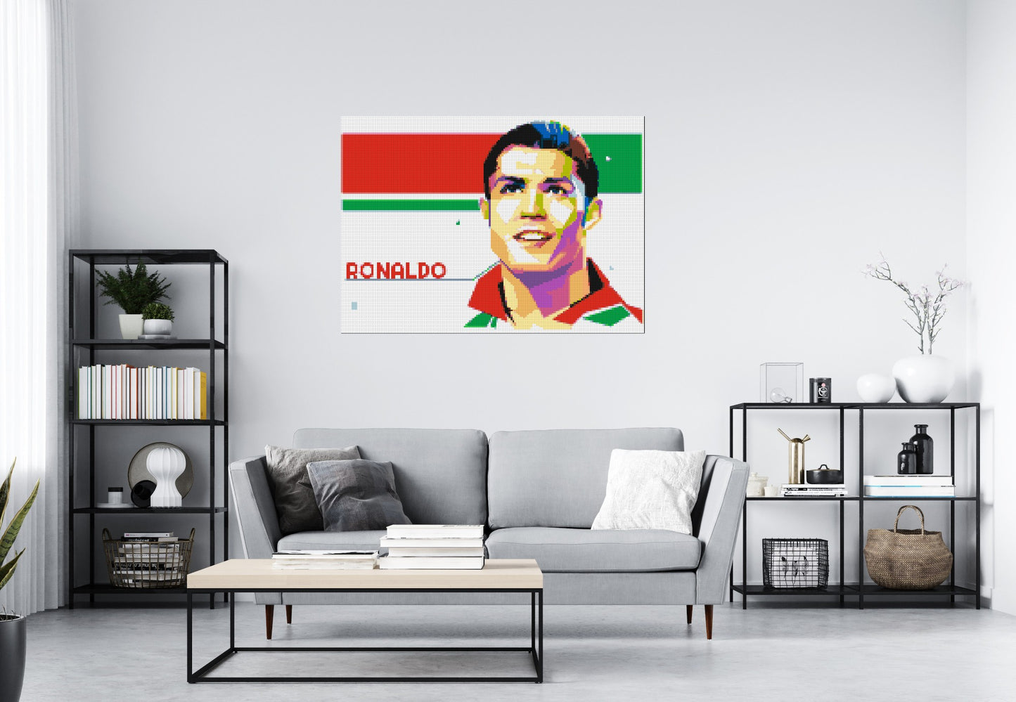 Ronaldo - Brick Art Mosaic Kit 7x5 large