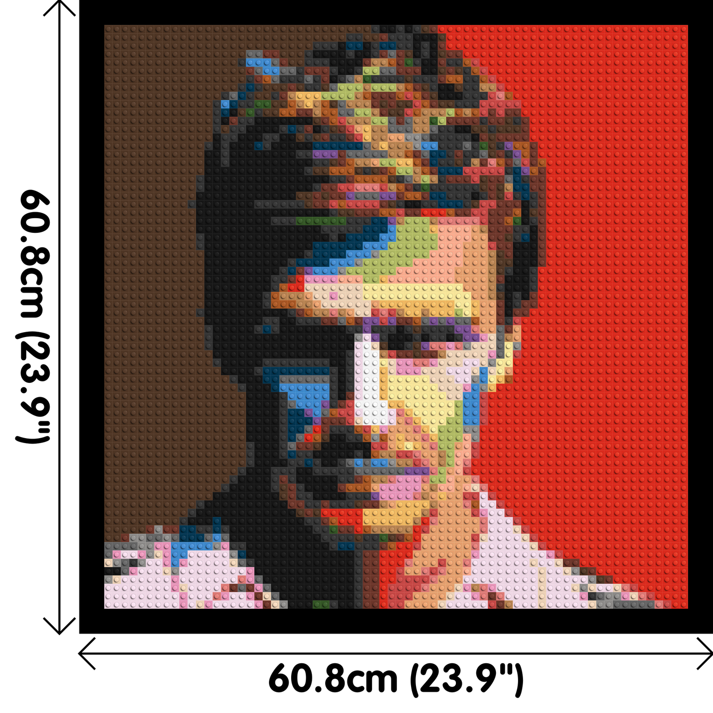 David Beckham - Brick Art Mosaic Kit 3x3 large