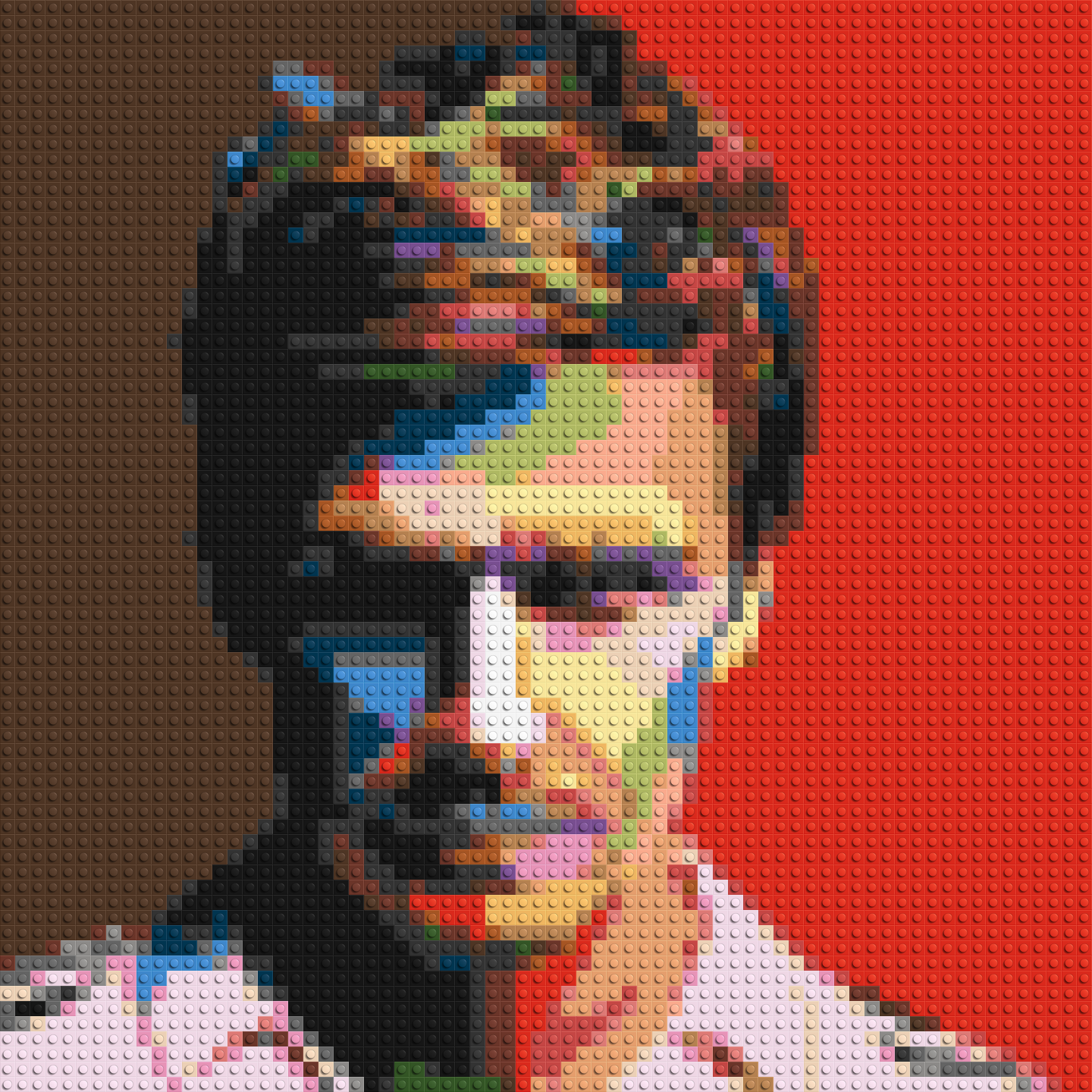 David Beckham - Brick Art Mosaic Kit 3x3 large