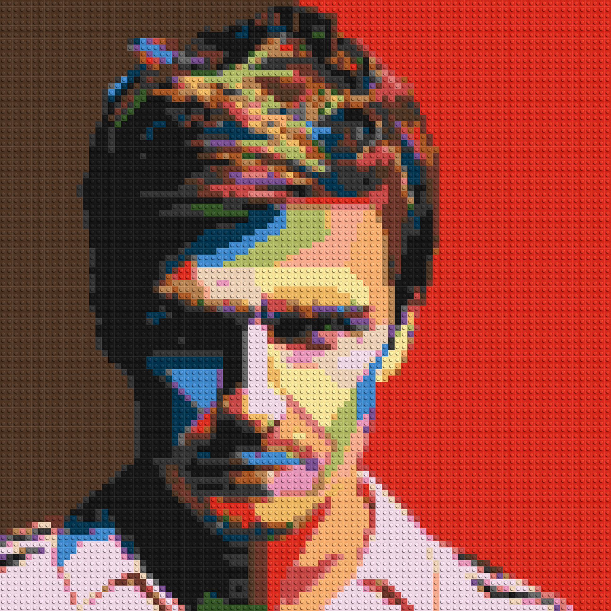 David Beckham - Brick Art Mosaic Kit 4x4 large