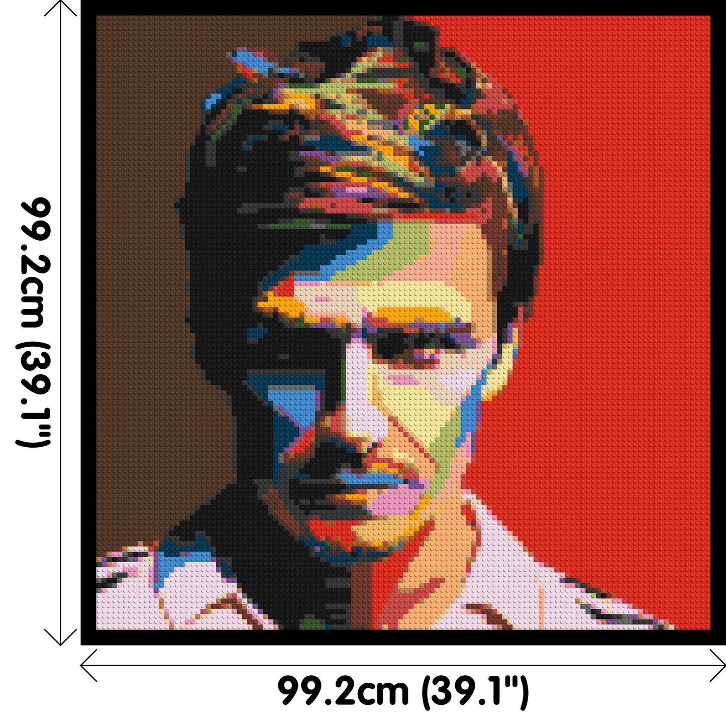 David Beckham - Brick Art Mosaic Kit 5x5 large