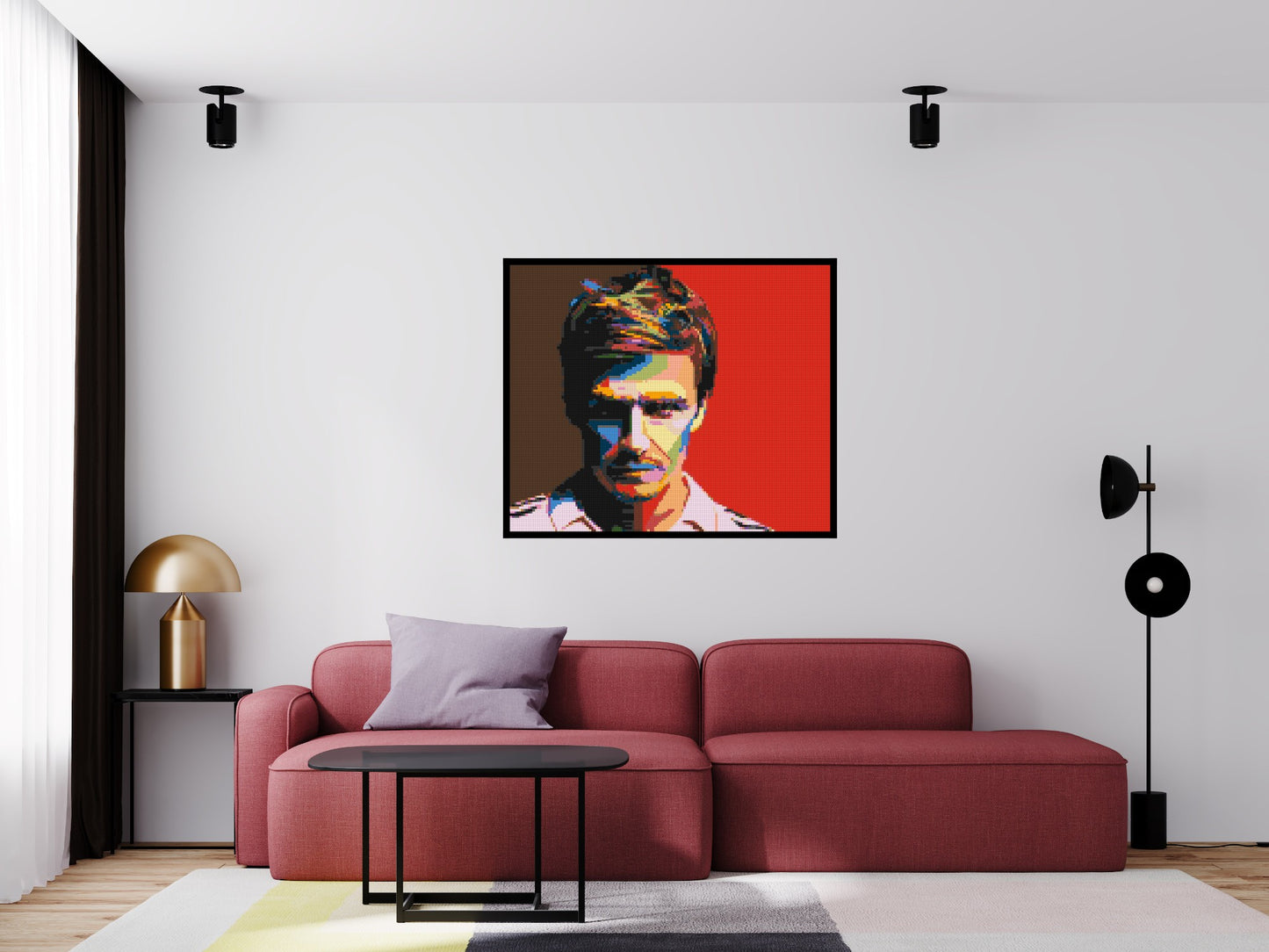 David Beckham - Brick Art Mosaic Kit 6x5 large