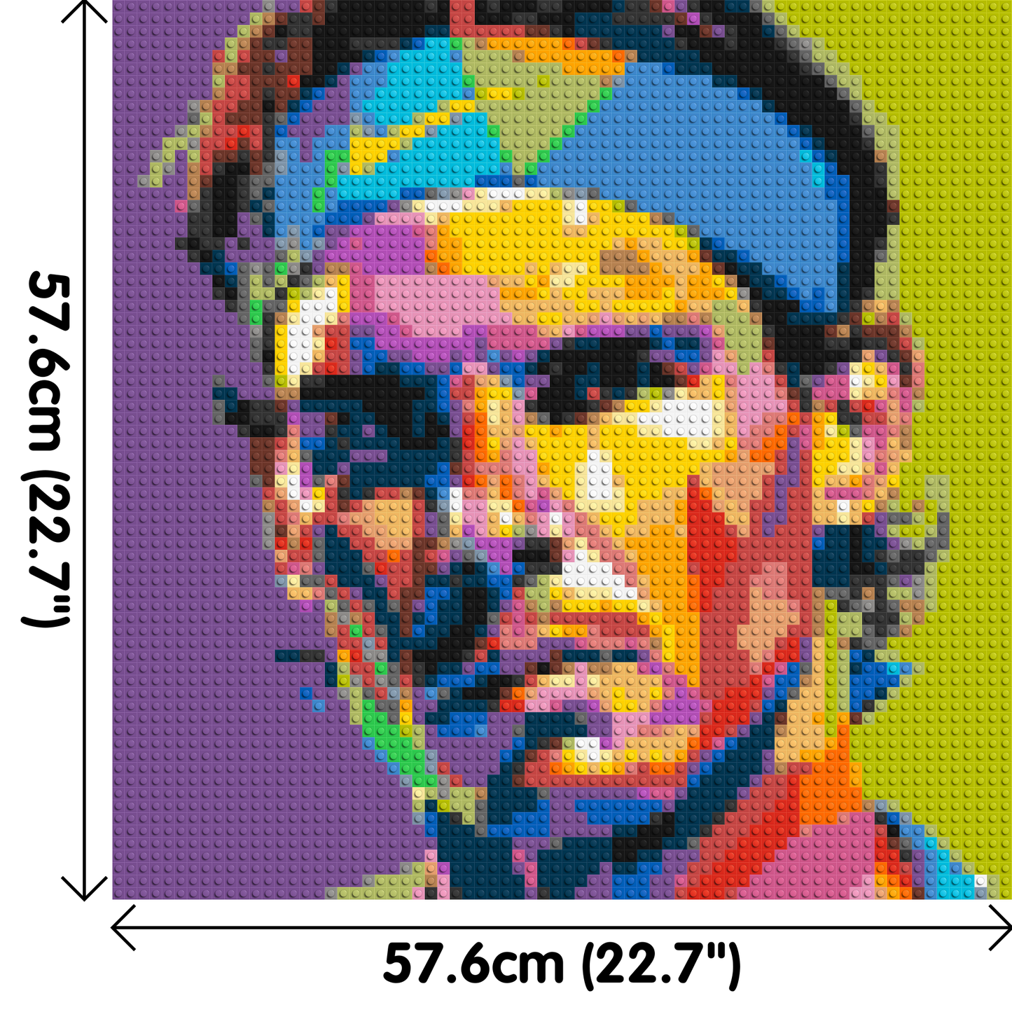 Rafael Nadal - Brick Art Mosaic Kit 3x3 large