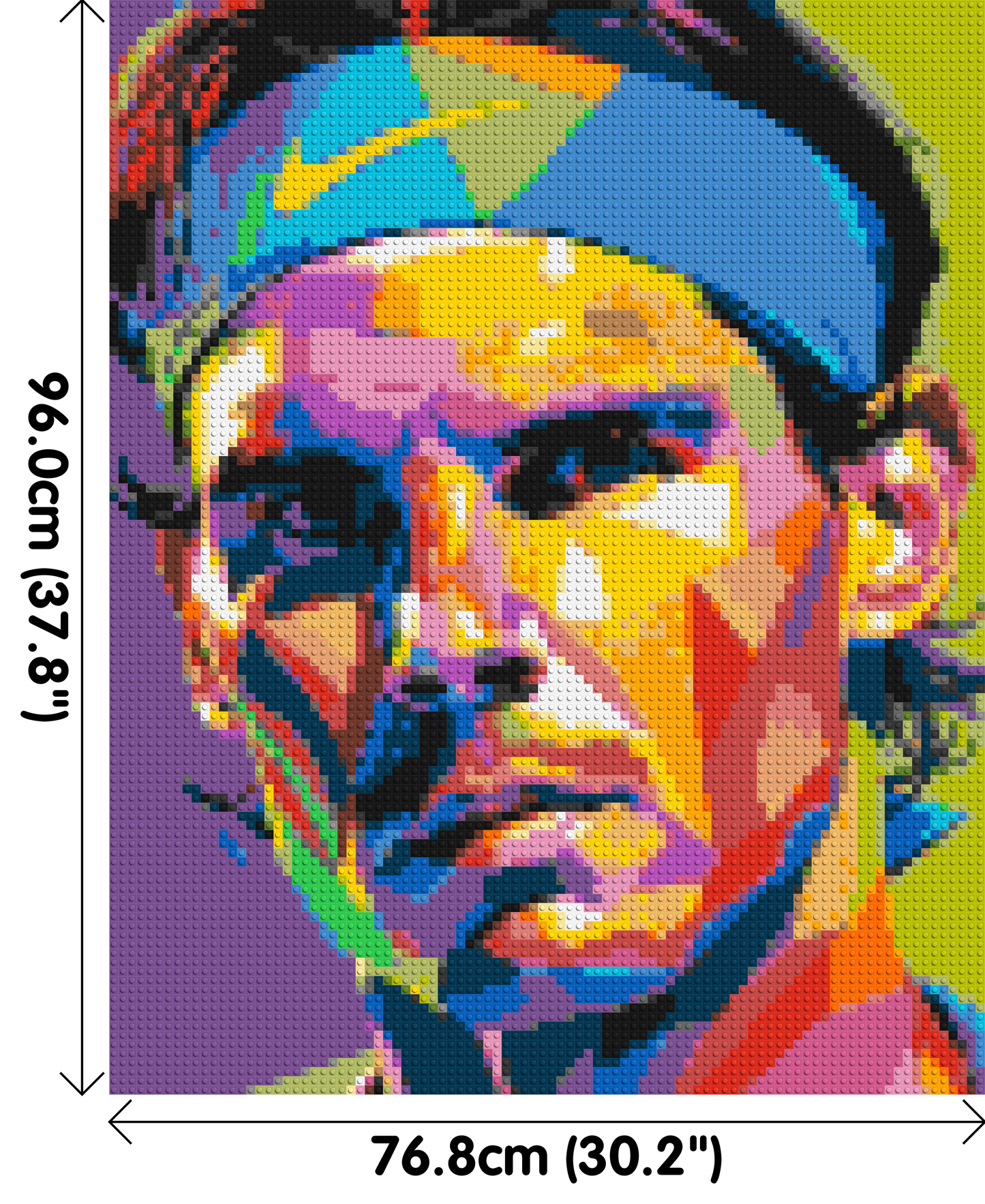 Rafael Nadal - Brick Art Mosaic Kit 4x5 large