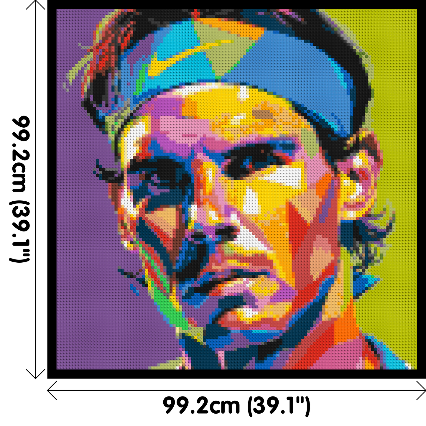 Rafael Nadal - Brick Art Mosaic Kit 5x5 large