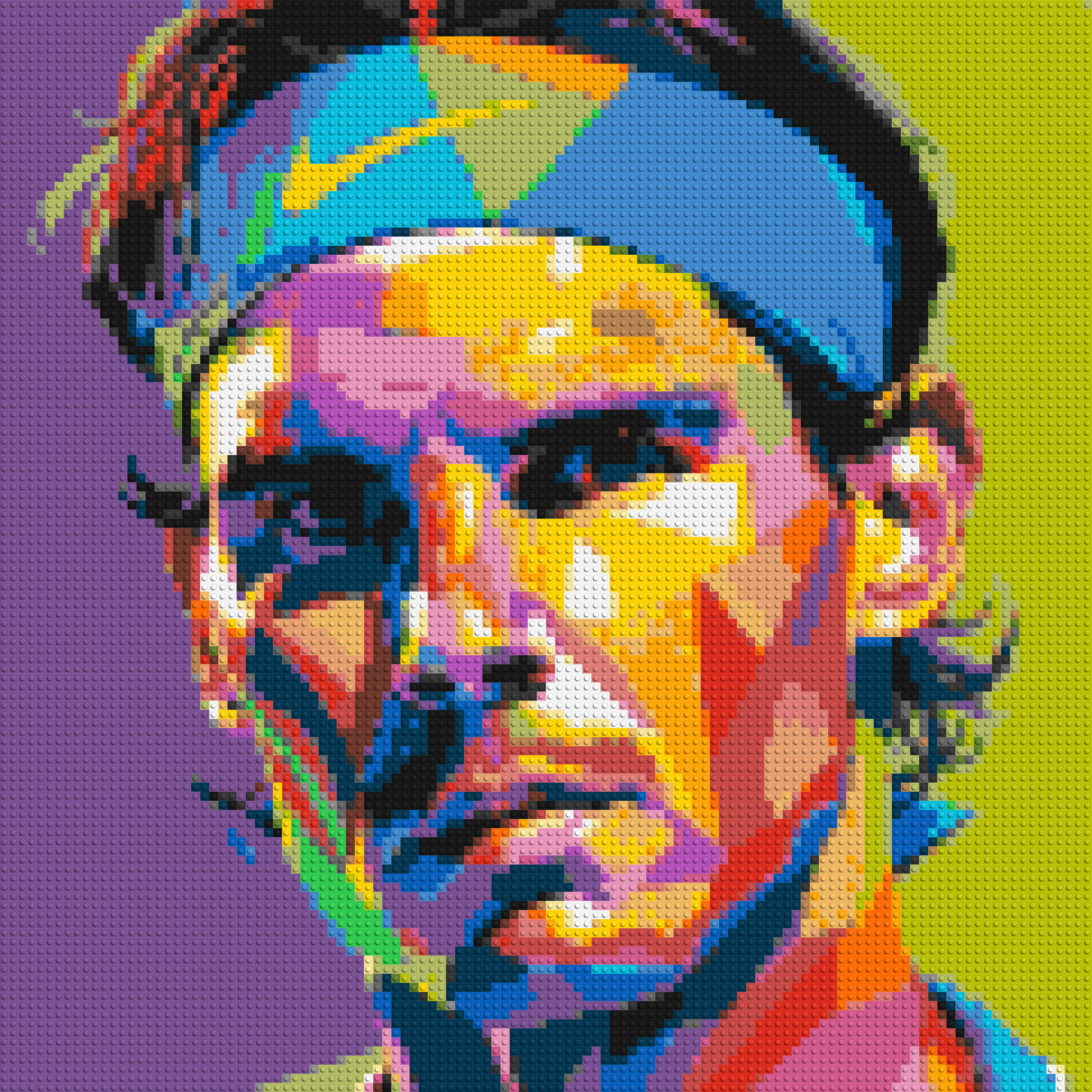 Rafael Nadal - Brick Art Mosaic Kit 5x5 large