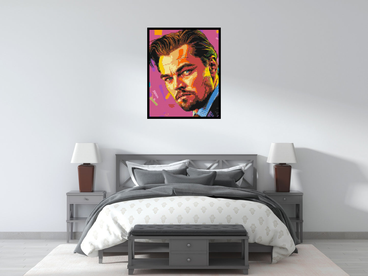 Leonardo Di Caprio - Brick Art Mosaic Kit 4x5 large