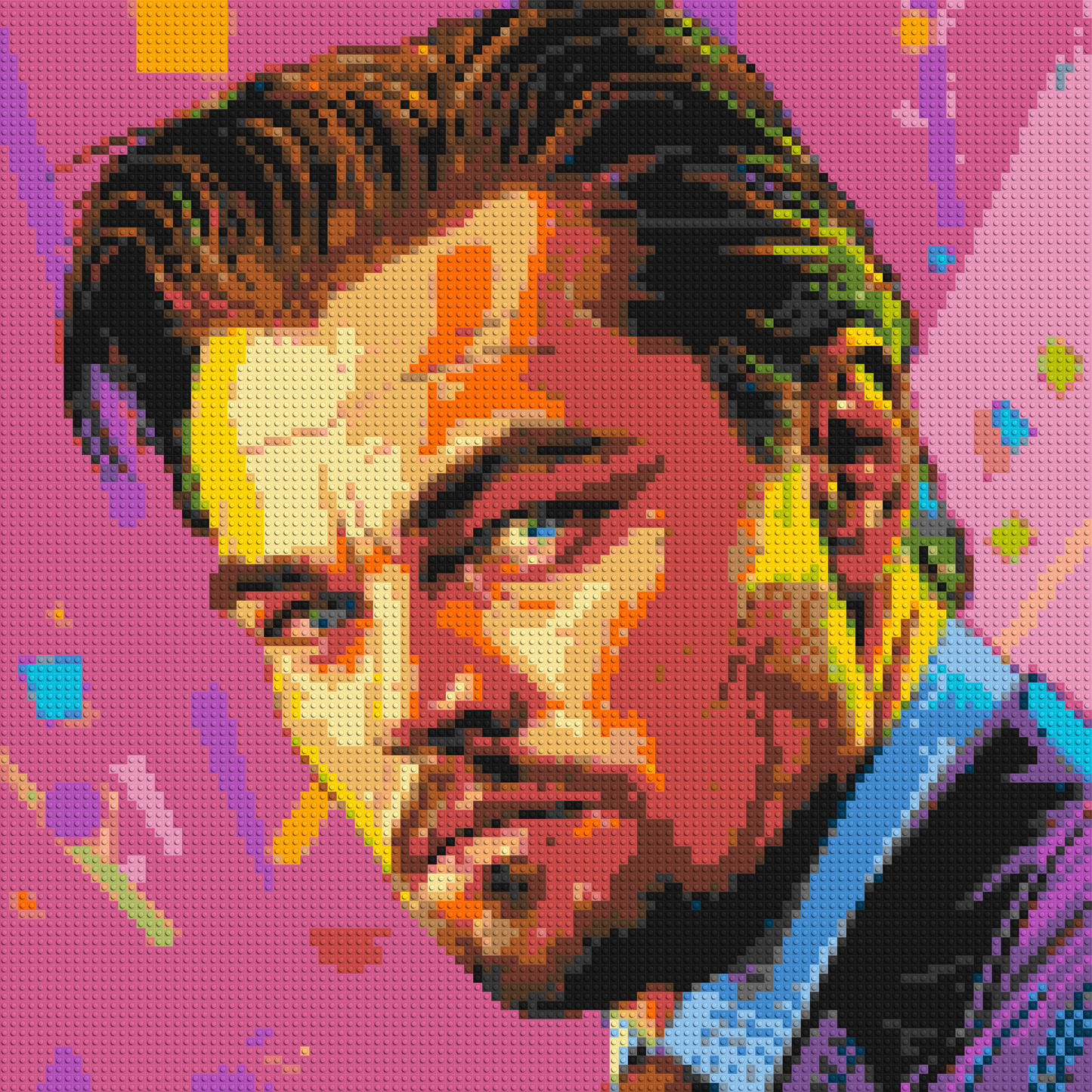 Leonardo Di Caprio - Brick Art Mosaic Kit 5x5 large