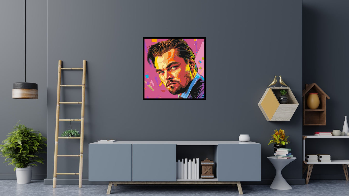 Leonardo Di Caprio - Brick Art Mosaic Kit 5x5 large