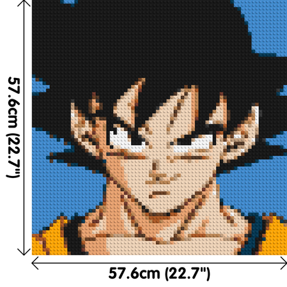 Goku - Brick Art Mosaic Kit 3x3 large