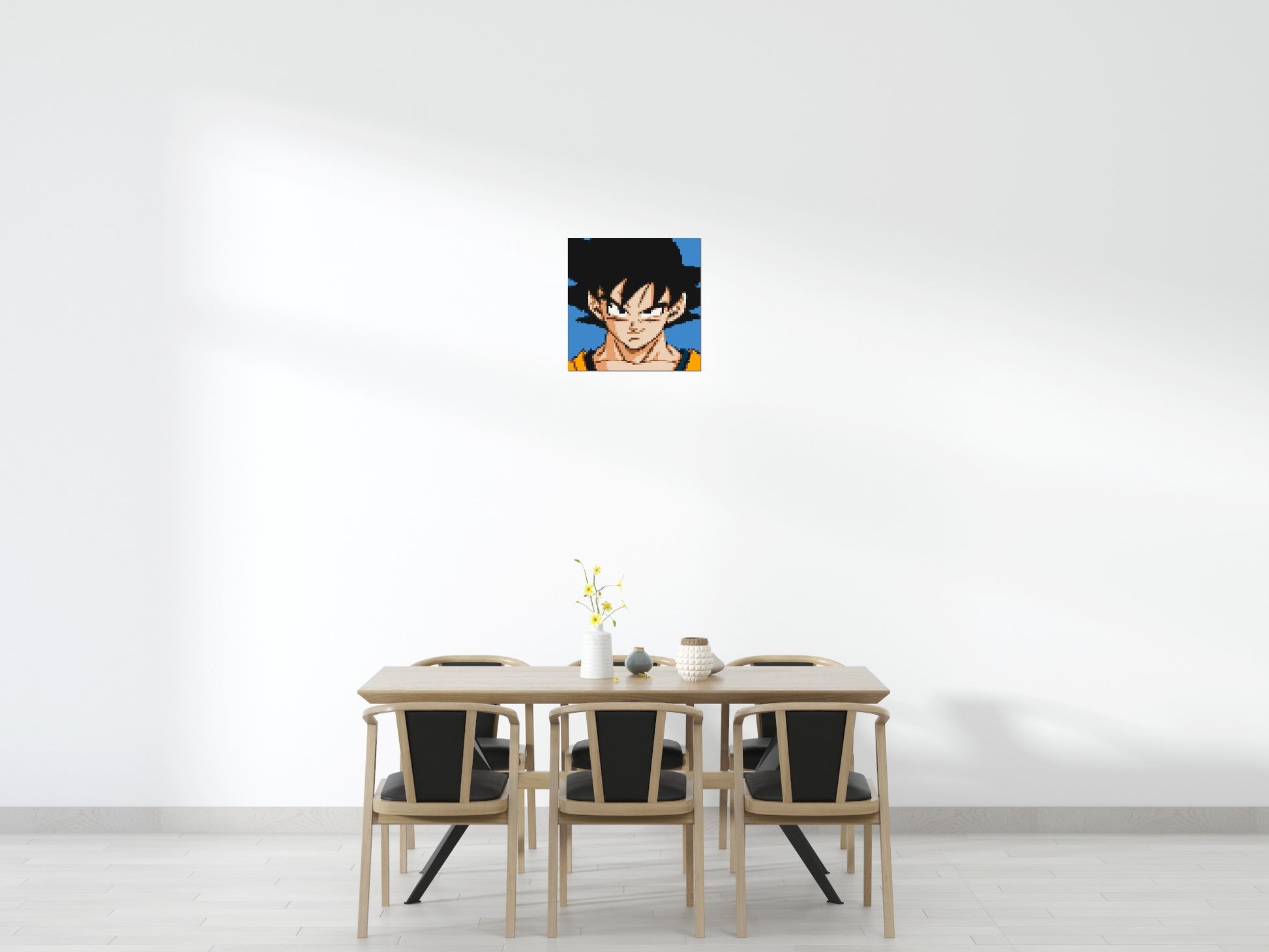 Goku - Brick Art Mosaic Kit 3x3 scene