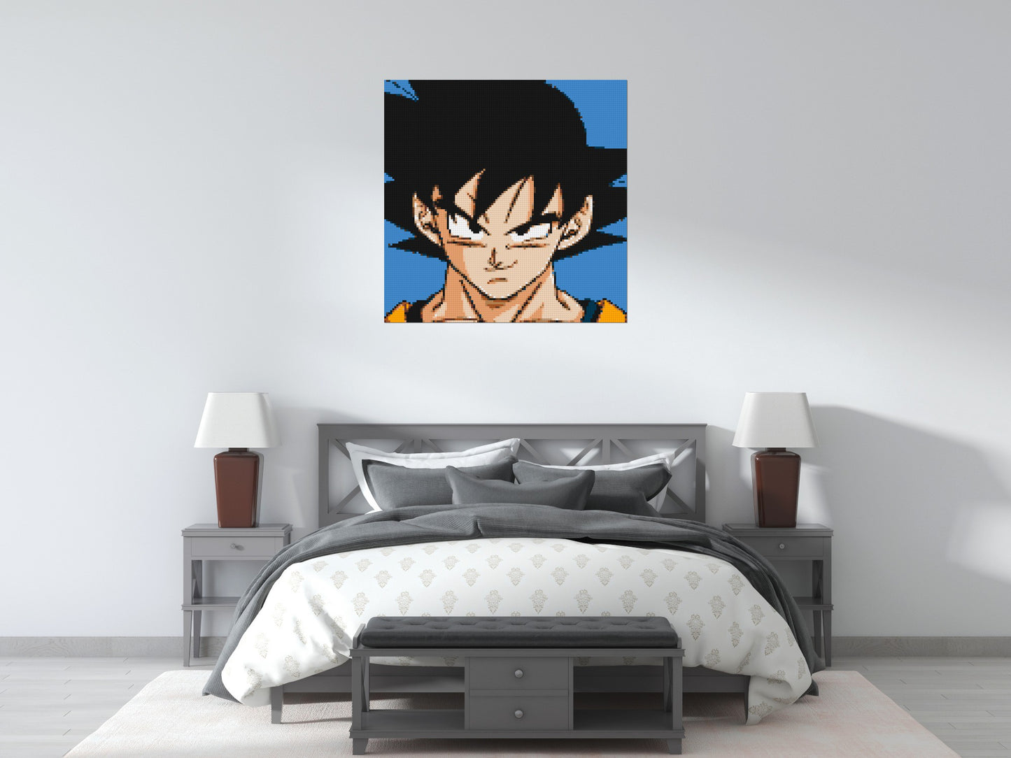 Goku - Brick Art Mosaic Kit 5x5 large