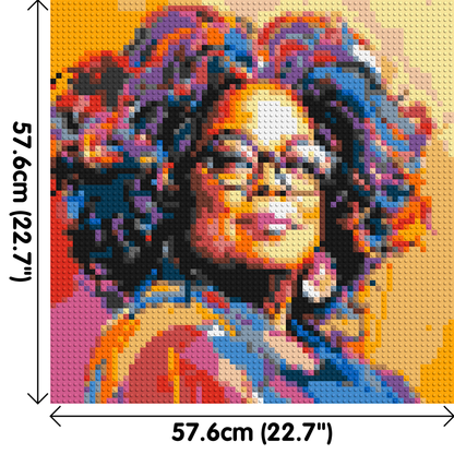 Oprah Winfrey - Brick Art Mosaic Kit 3x3 large