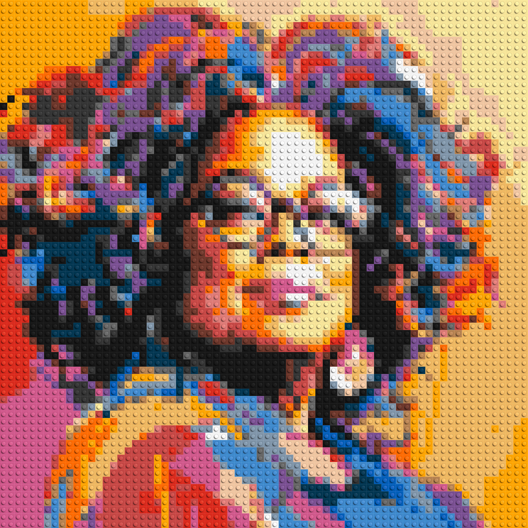 Oprah Winfrey - Brick Art Mosaic Kit 3x3 large