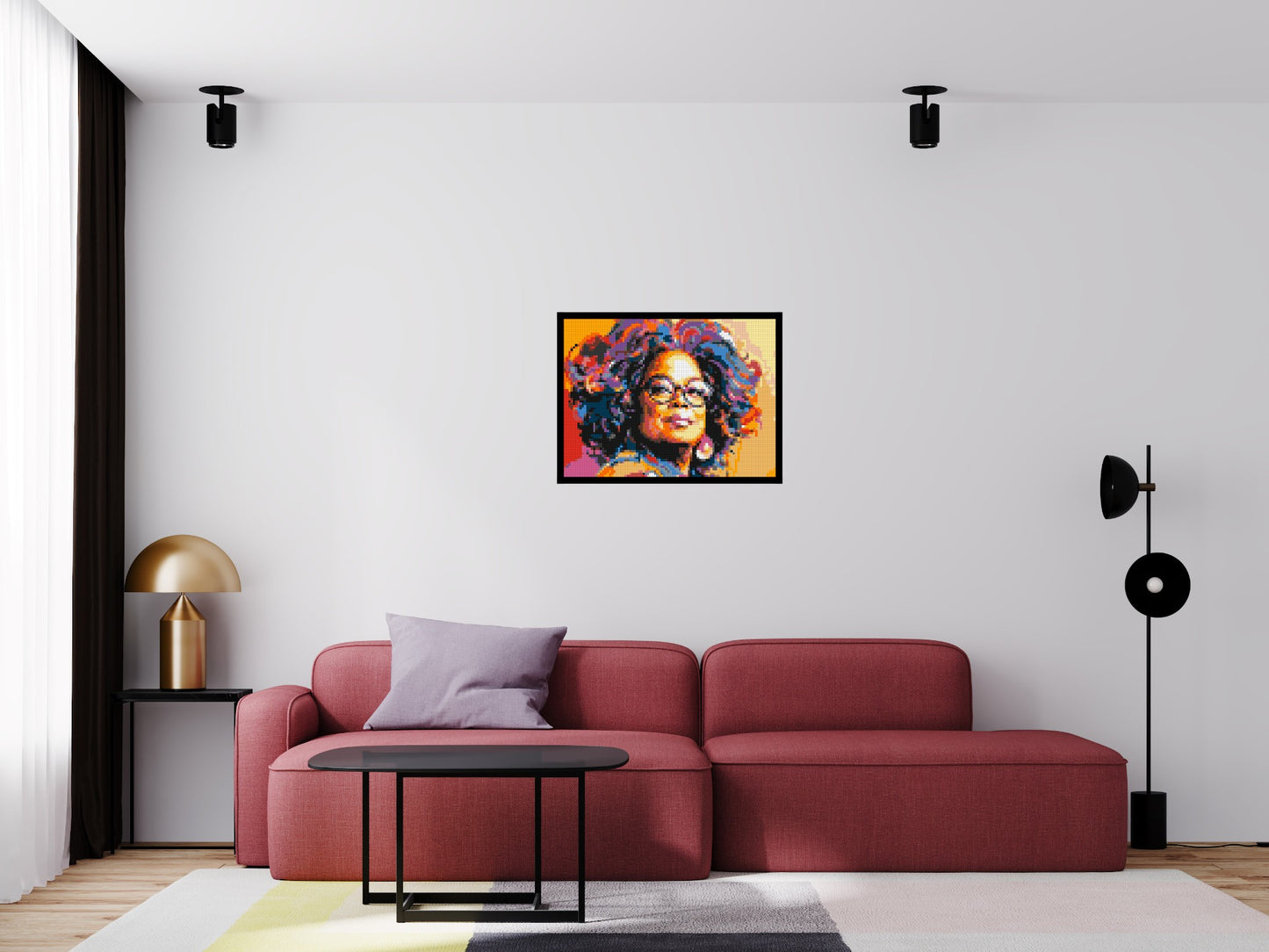 Oprah Winfrey - Brick Art Mosaic Kit 4x3 large