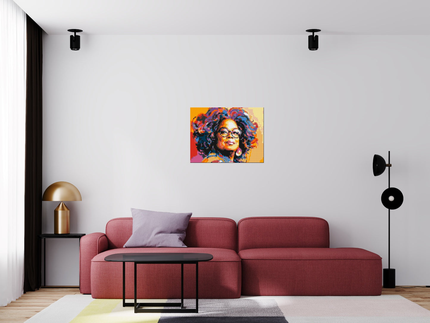 Oprah Winfrey - Brick Art Mosaic Kit 4x3 large