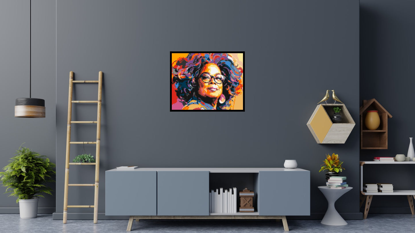 Oprah Winfrey - Brick Art Mosaic Kit 5x4 large