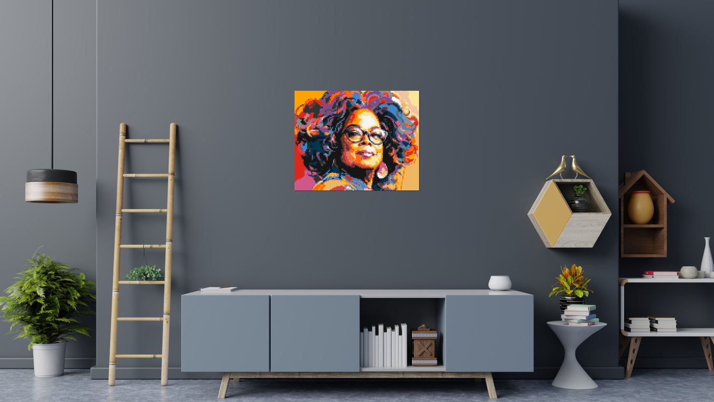 Oprah Winfrey - Brick Art Mosaic Kit 5x4 large