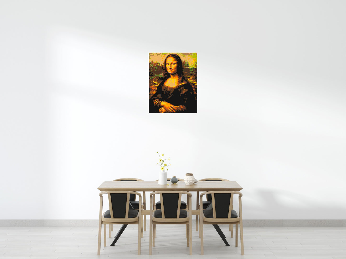 The Mona Lisa by Leonardo Da Vinci - Brick Art Mosaic Kit 4x5 large