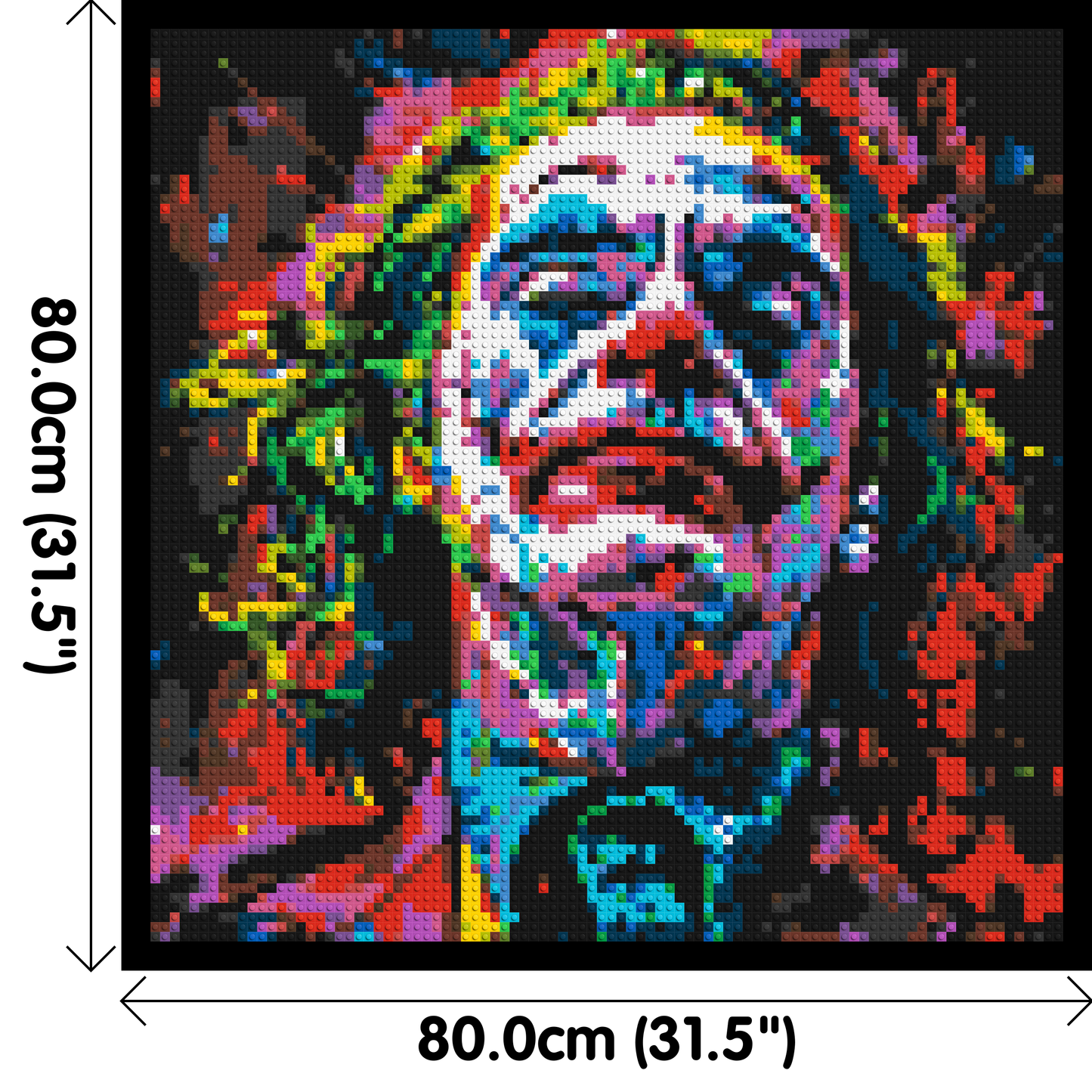 Joker - Brick Art Mosaic Kit 4x4 large