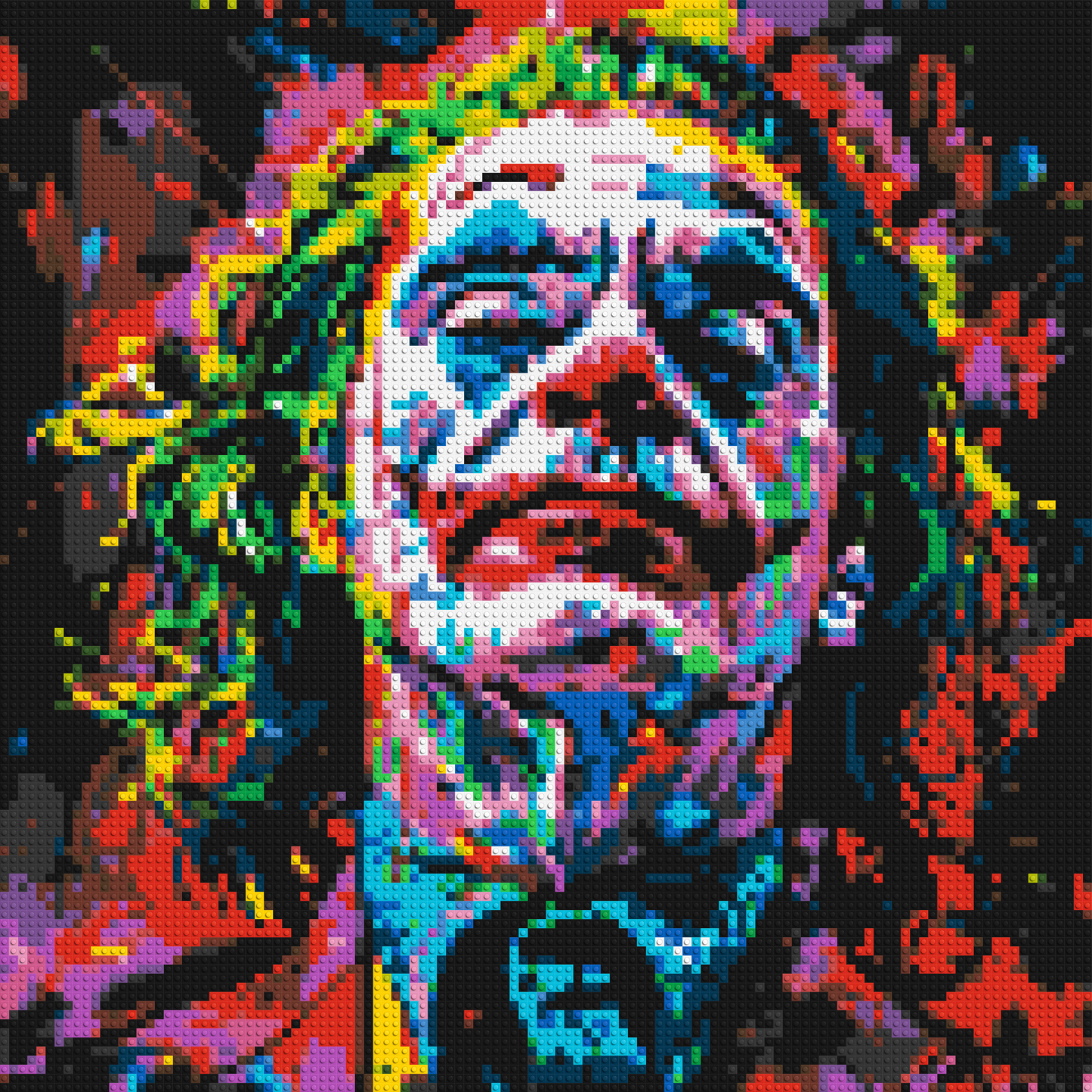 Joker - Brick Art Mosaic Kit 5x5 large