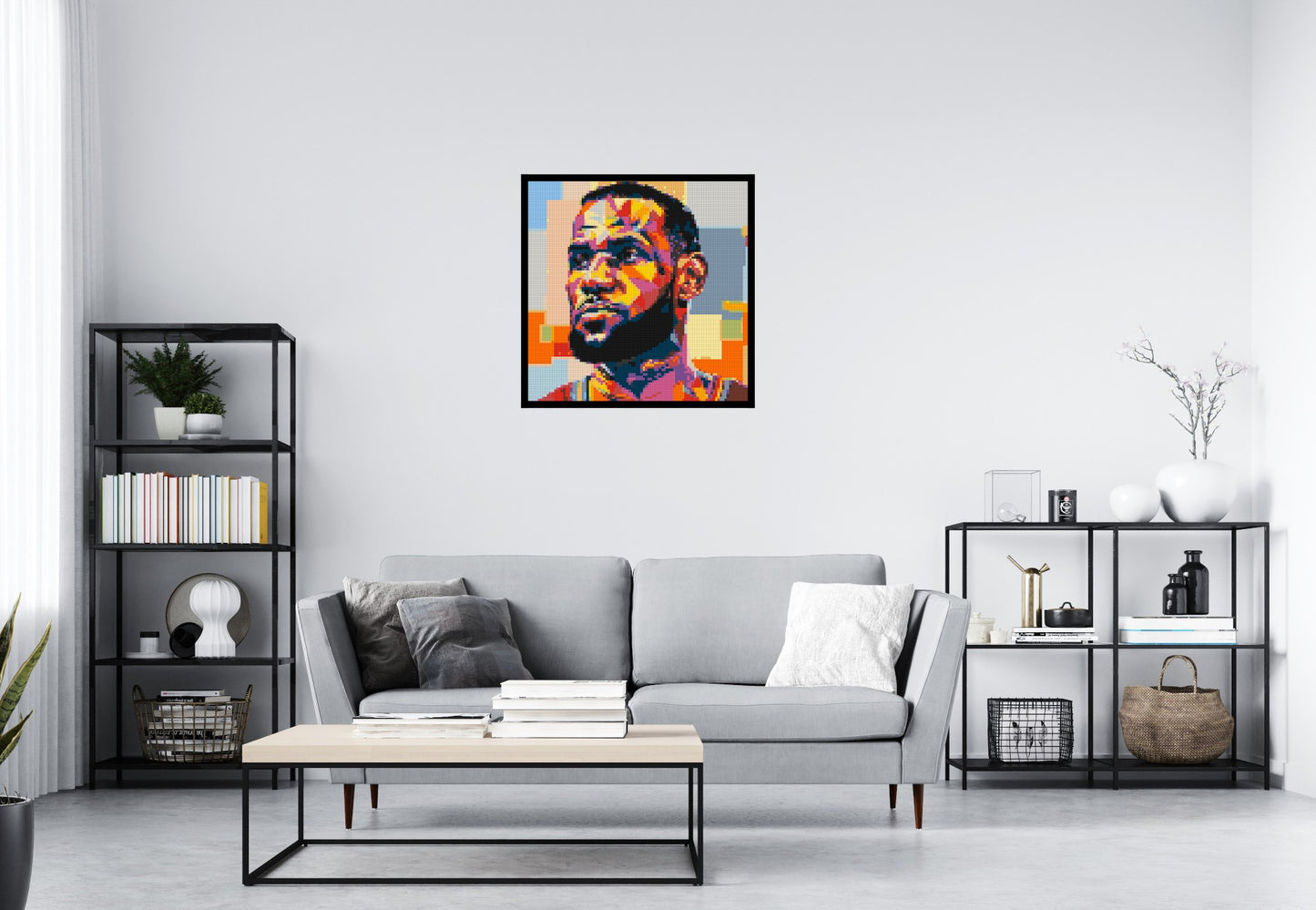 LeBron James - Brick Art Mosaic Kit 4x4 large