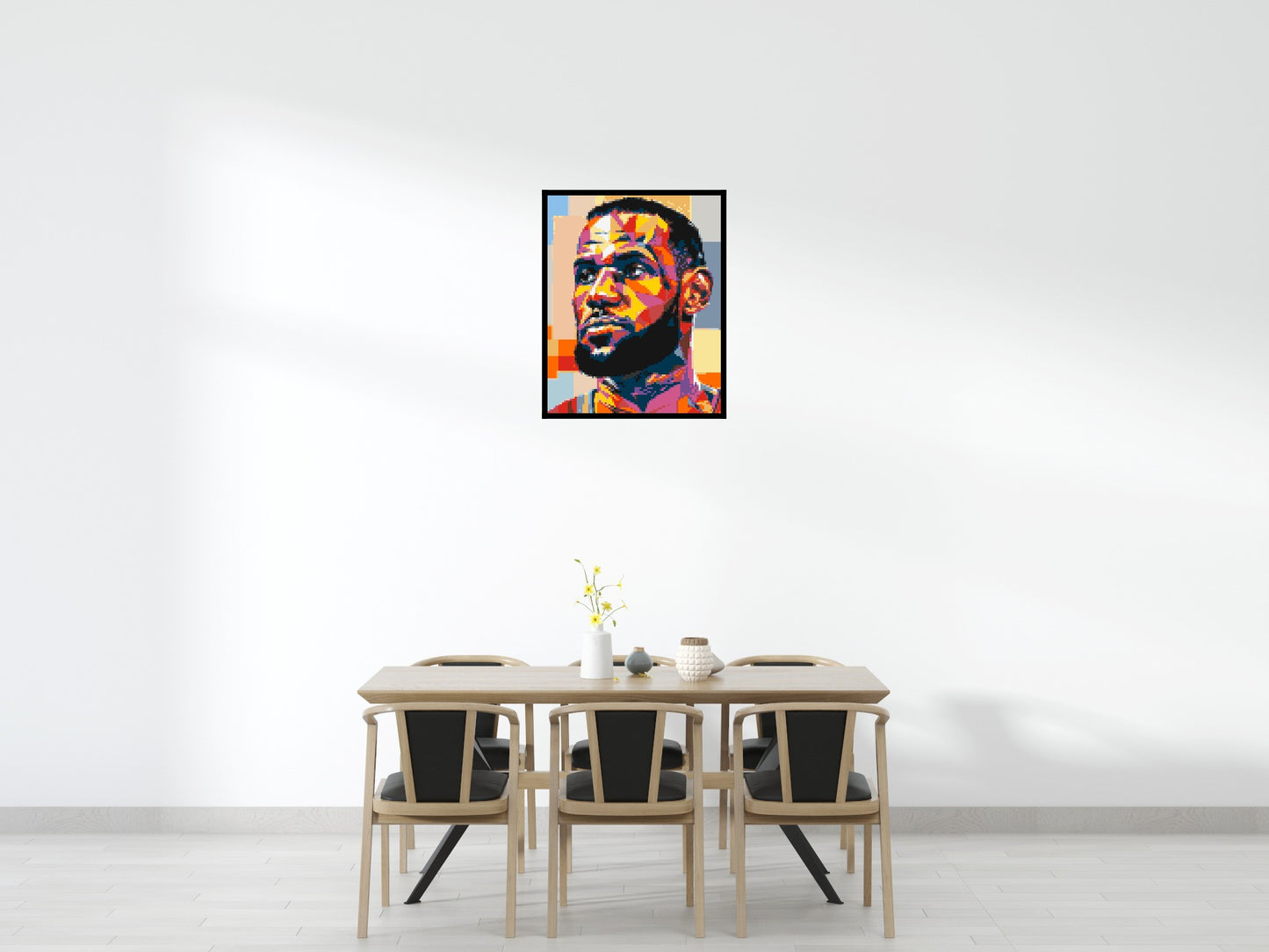 LeBron James - Brick Art Mosaic Kit 4x5 large