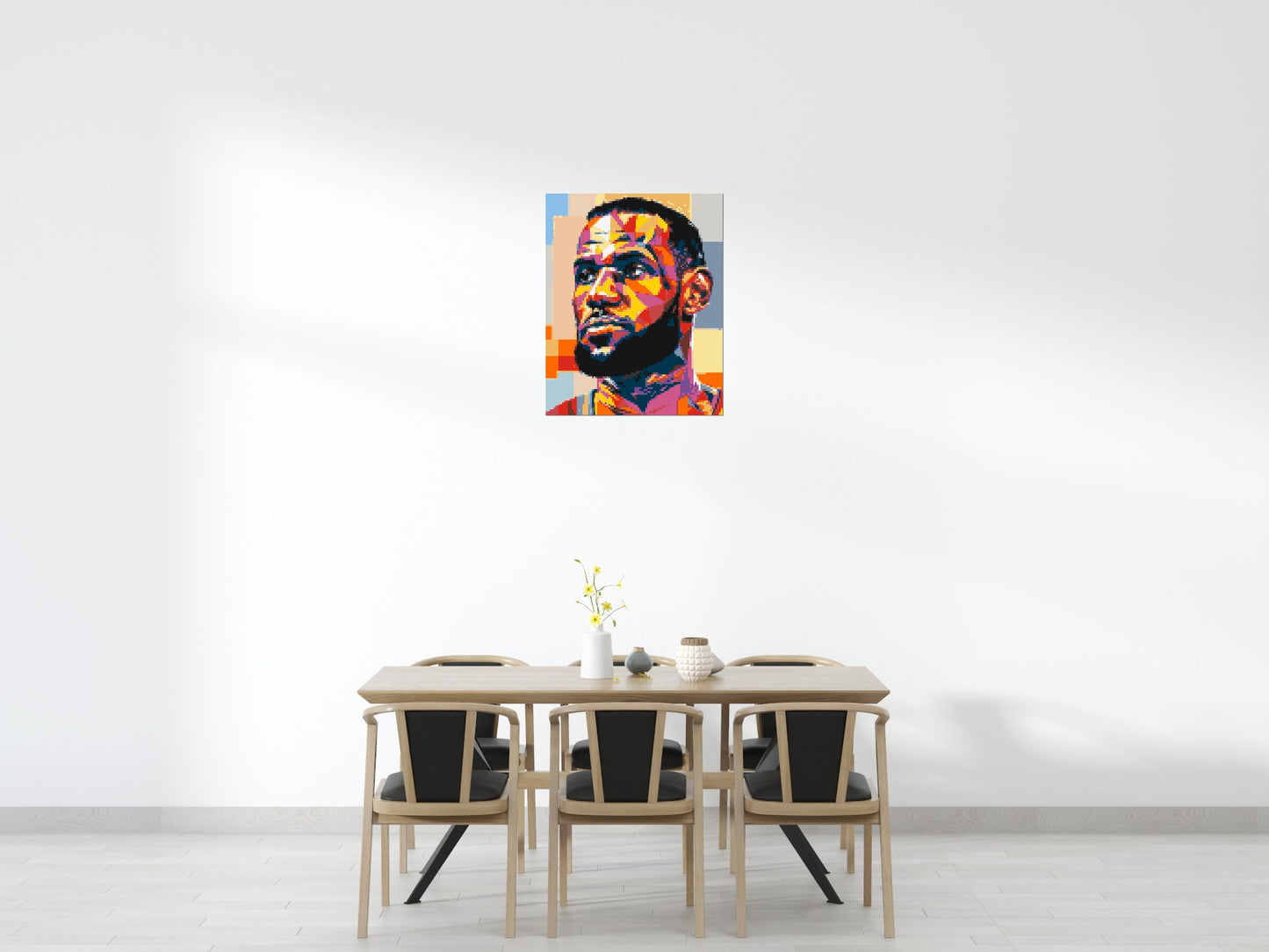 LeBron James - Brick Art Mosaic Kit 4x5 large