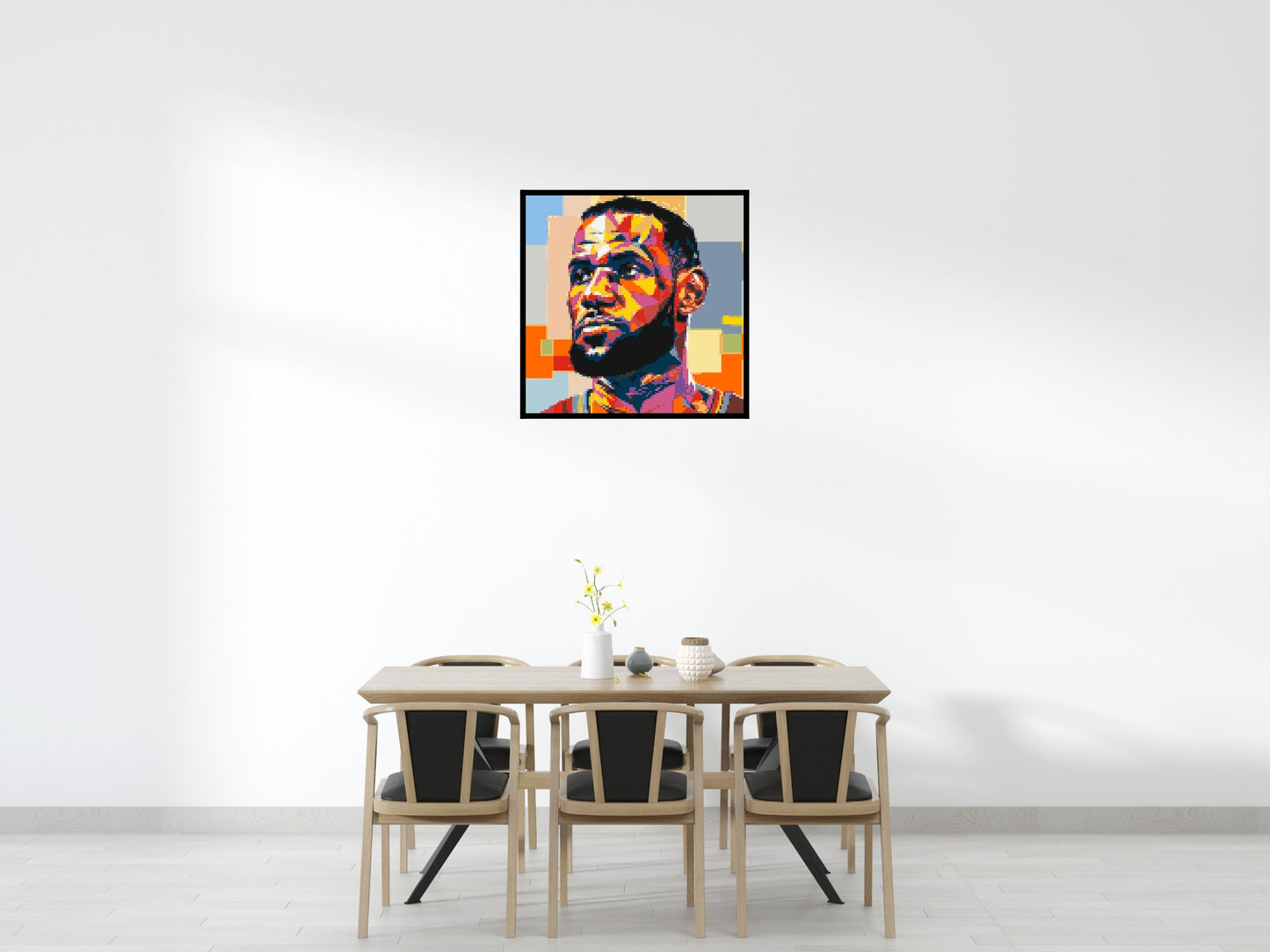 LeBron James - Brick Art Mosaic Kit 5x5 large