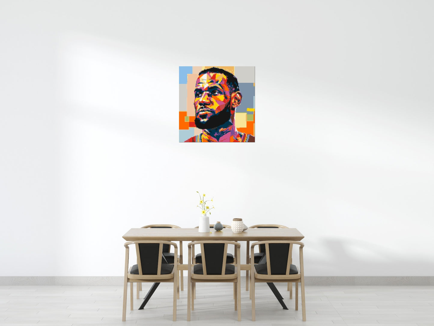 LeBron James - Brick Art Mosaic Kit 5x5 large