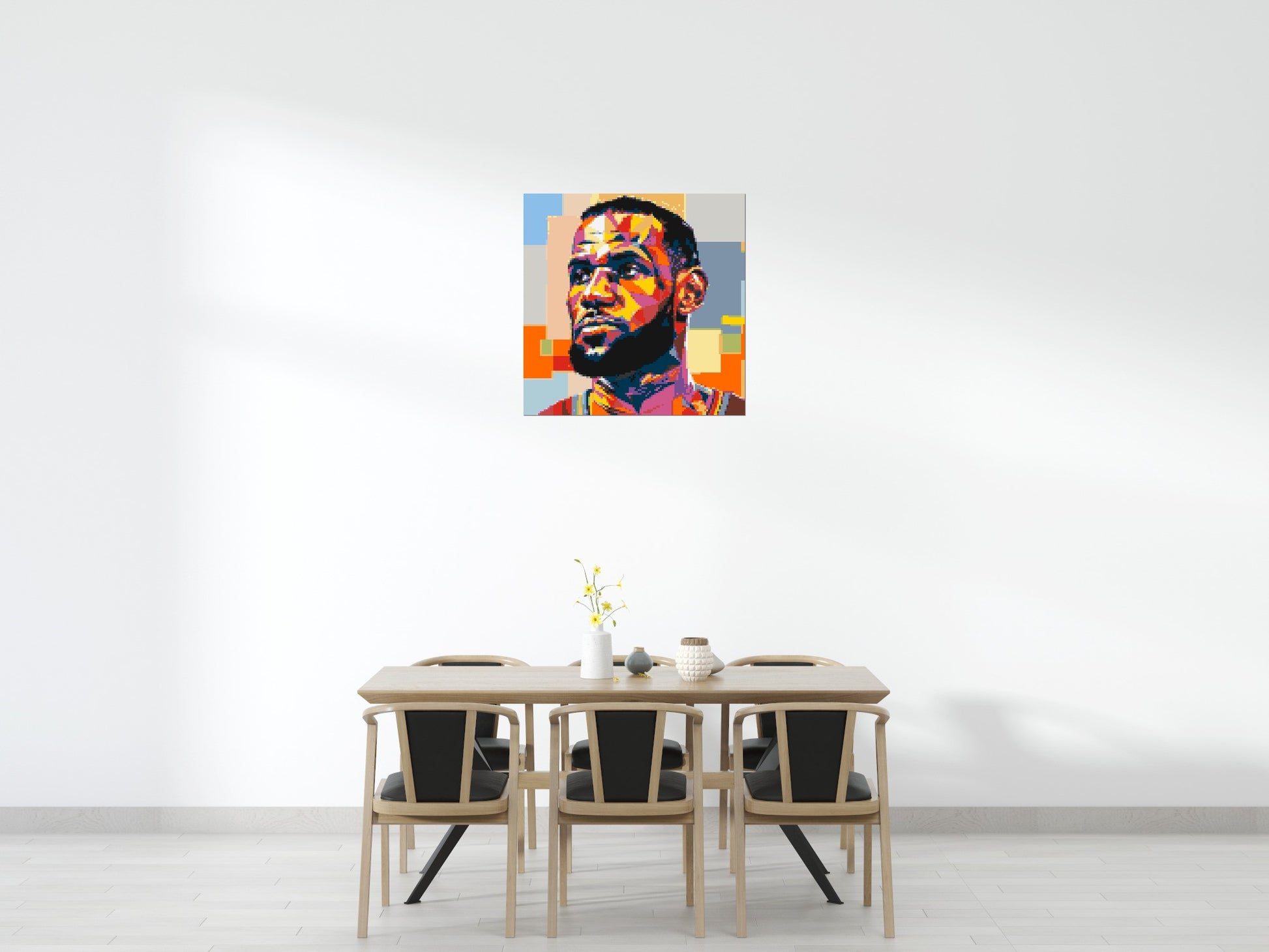 LeBron James - Brick Art Mosaic Kit 5x5 scene