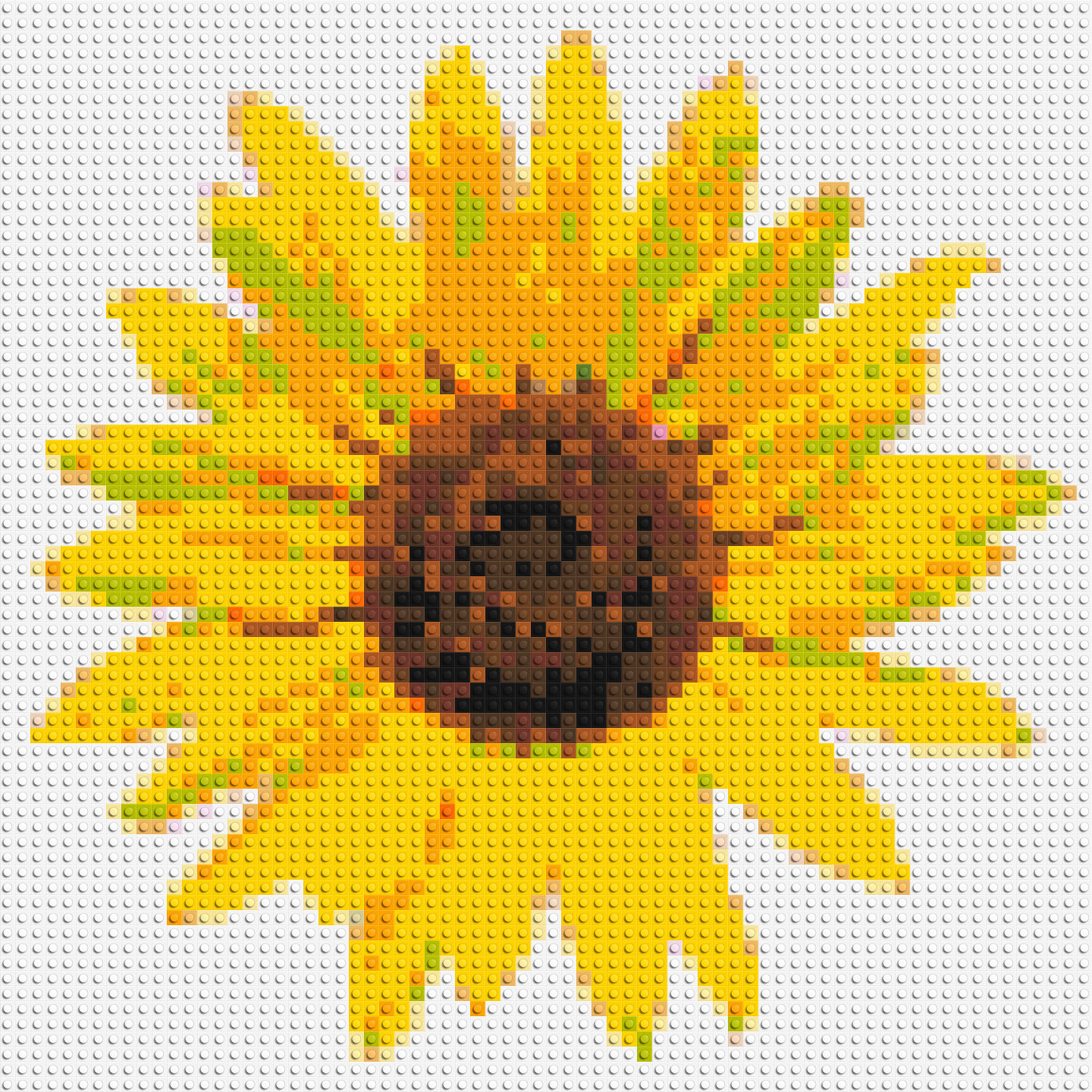 Sunflower - Brick Art Mosaic Kit 3x3 large