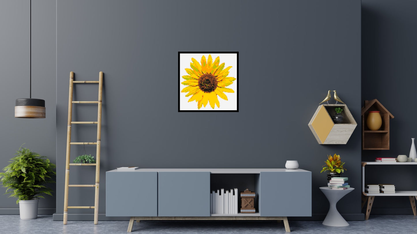 Sunflower - Brick Art Mosaic Kit 4x4 large