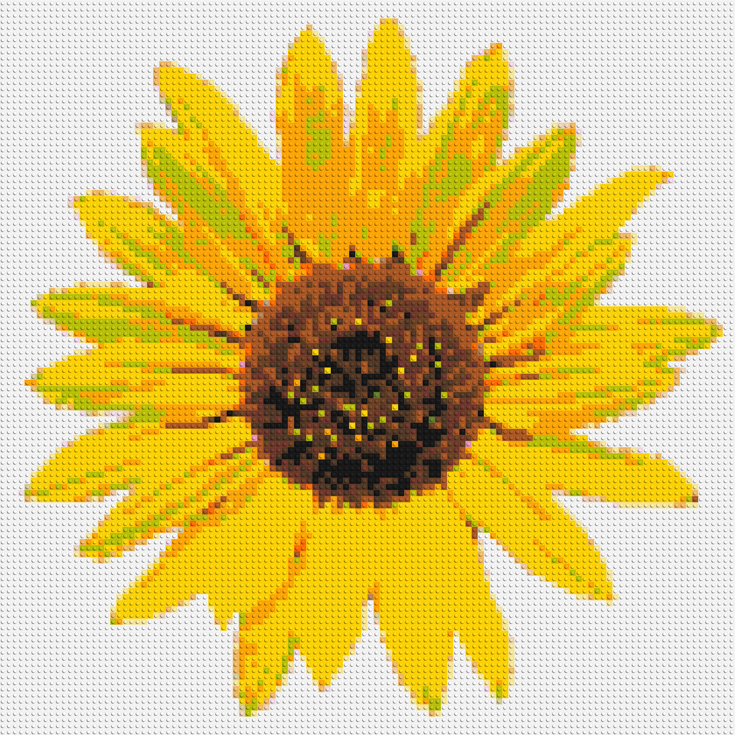 Sunflower - Brick Art Mosaic Kit 5x5 large