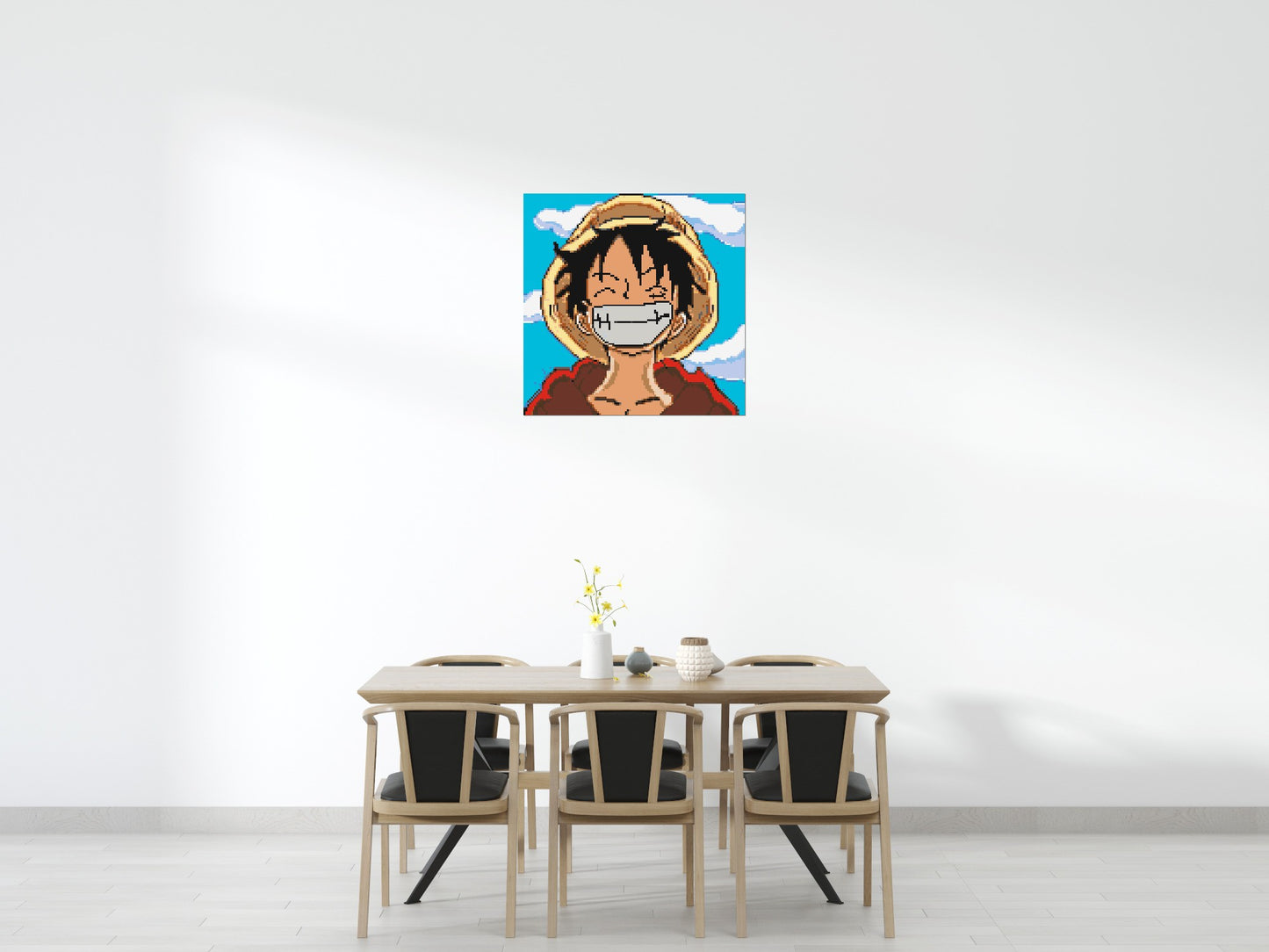 Monkey D. Luffy Pixel Art - Brick Art Mosaic Kit 5x5 large