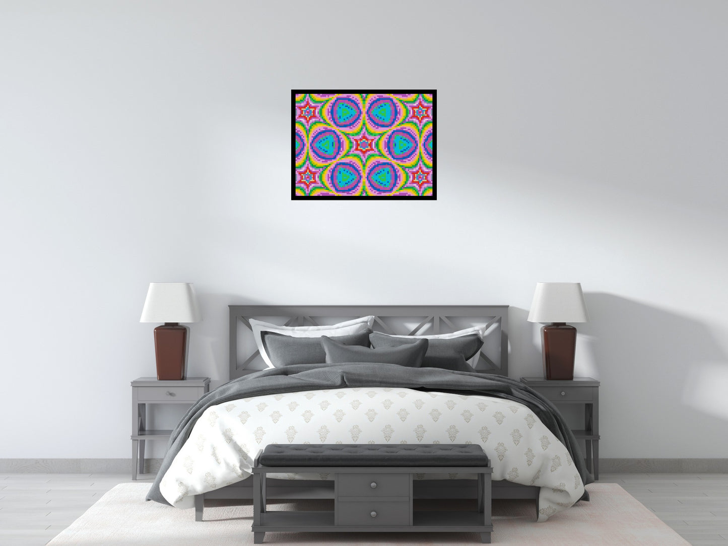 Abstract Pattern #2 - Brick Art Mosaic Kit 4x3 large