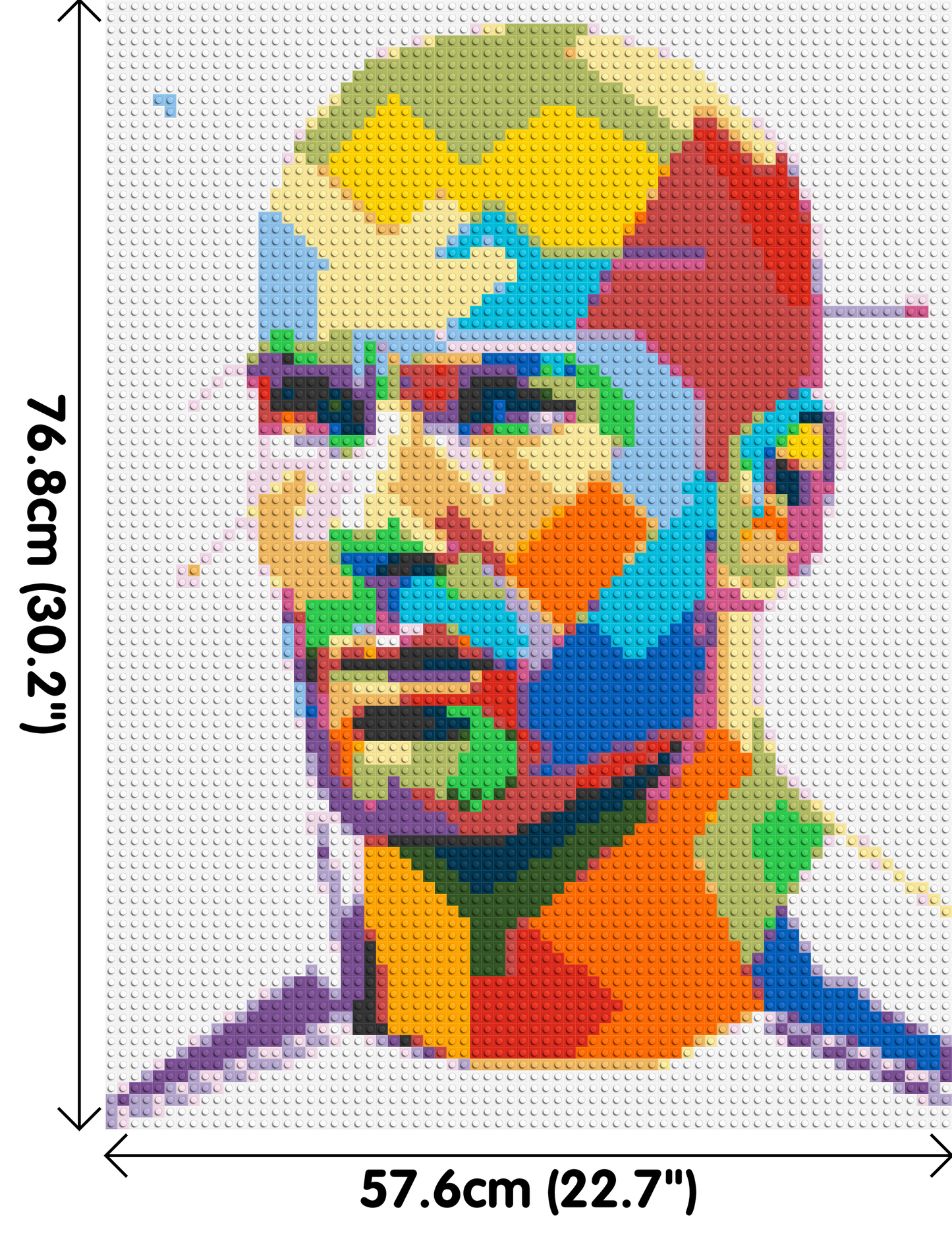 Zidane - Brick Art Mosaic Kit 3x4 large