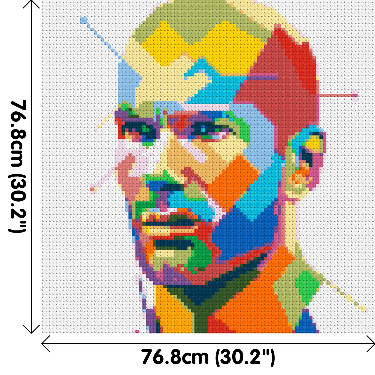 Zidane - Brick Art Mosaic Kit 4x4 large