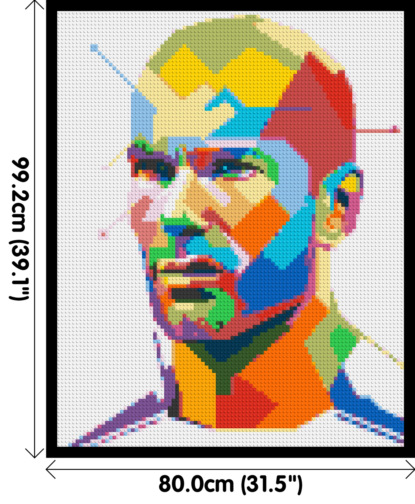 Zidane - Brick Art Mosaic Kit 4x5 large