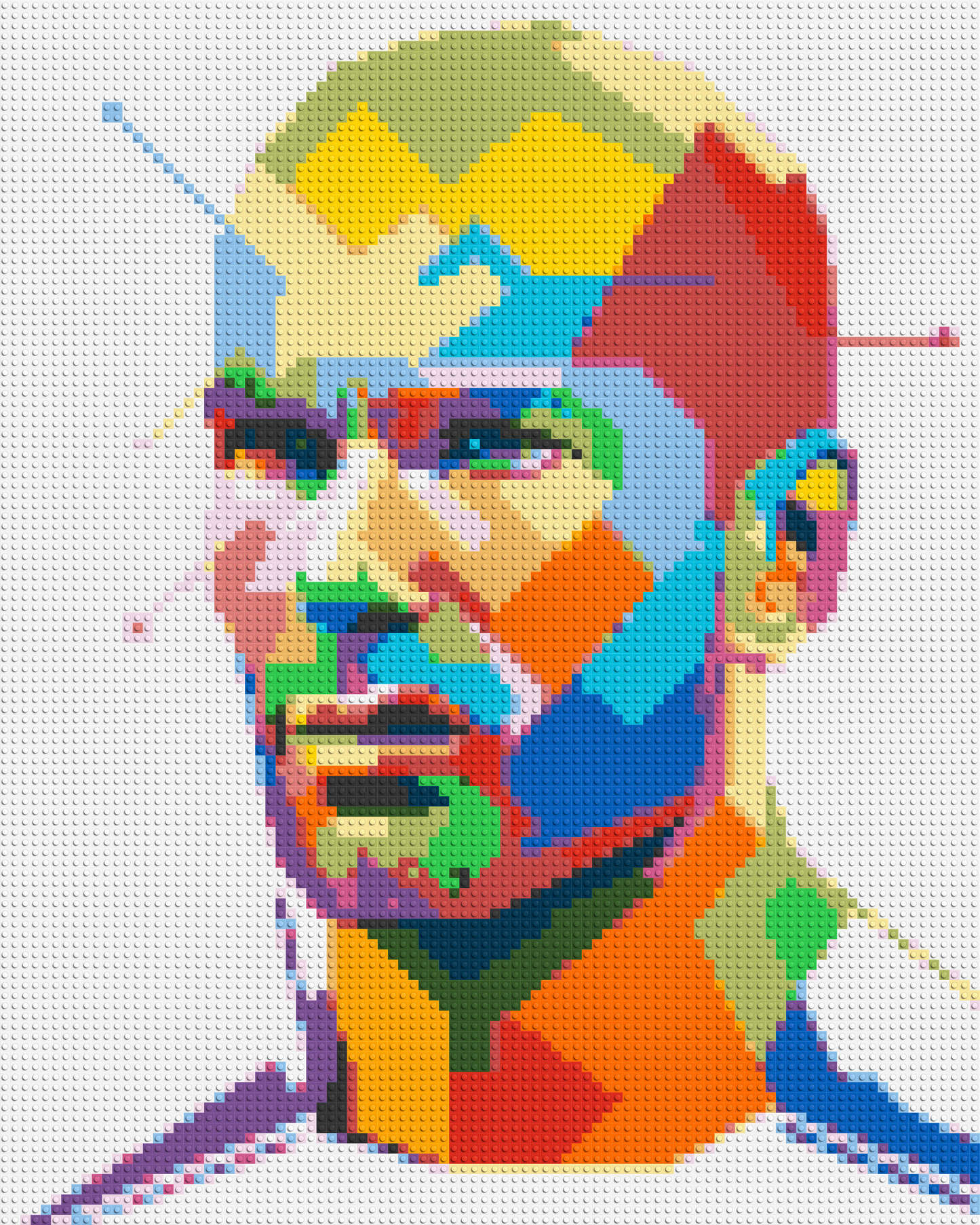 Zidane - Brick Art Mosaic Kit 4x5 large