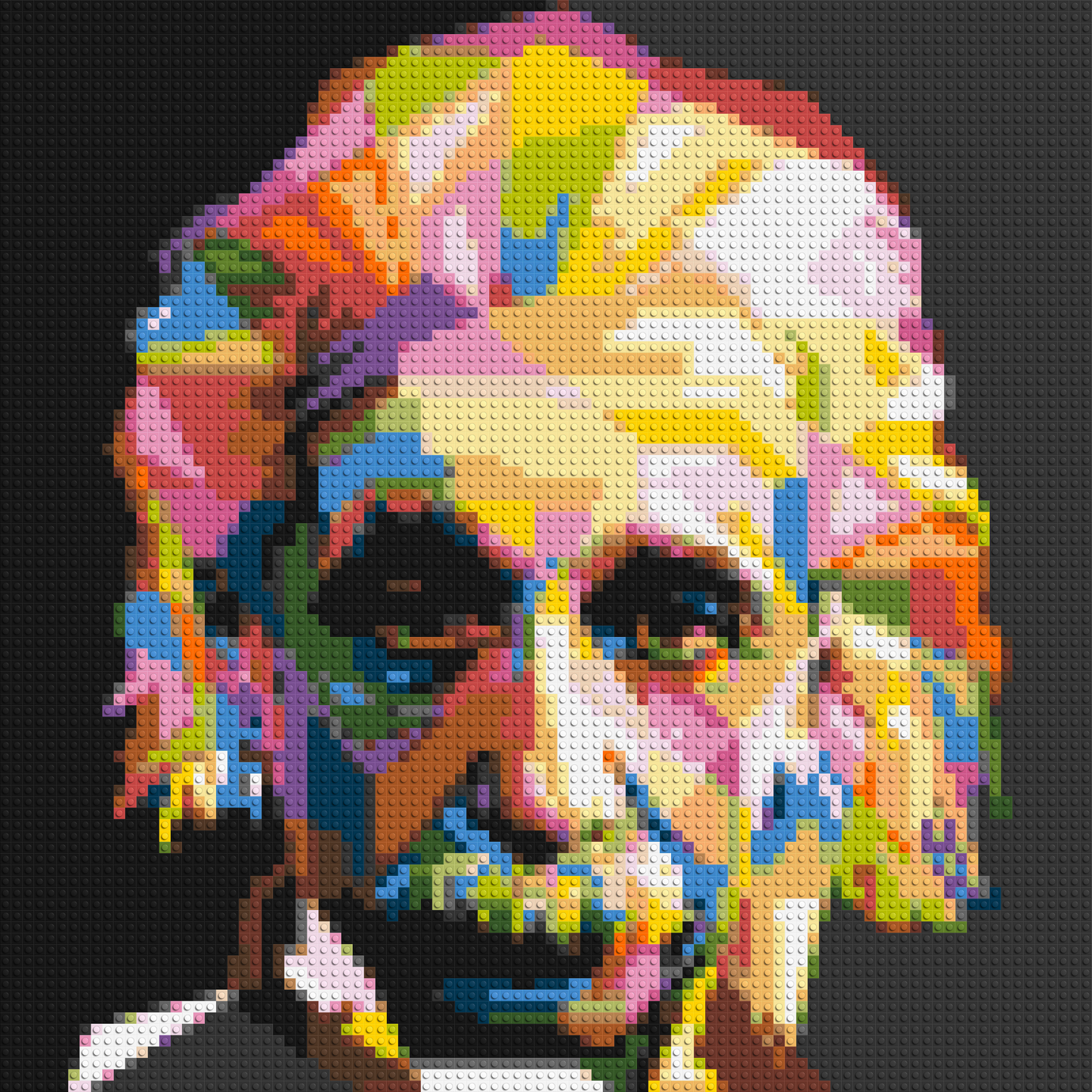 Albert Einstein - Brick Art Mosaic Kit 4x4 large