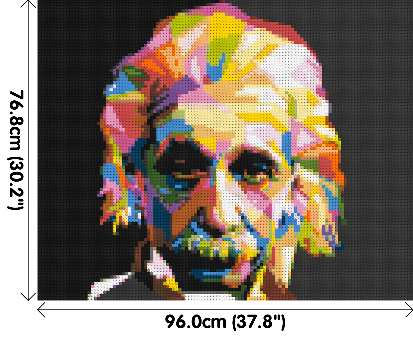 Albert Einstein - Brick Art Mosaic Kit 5x4 large